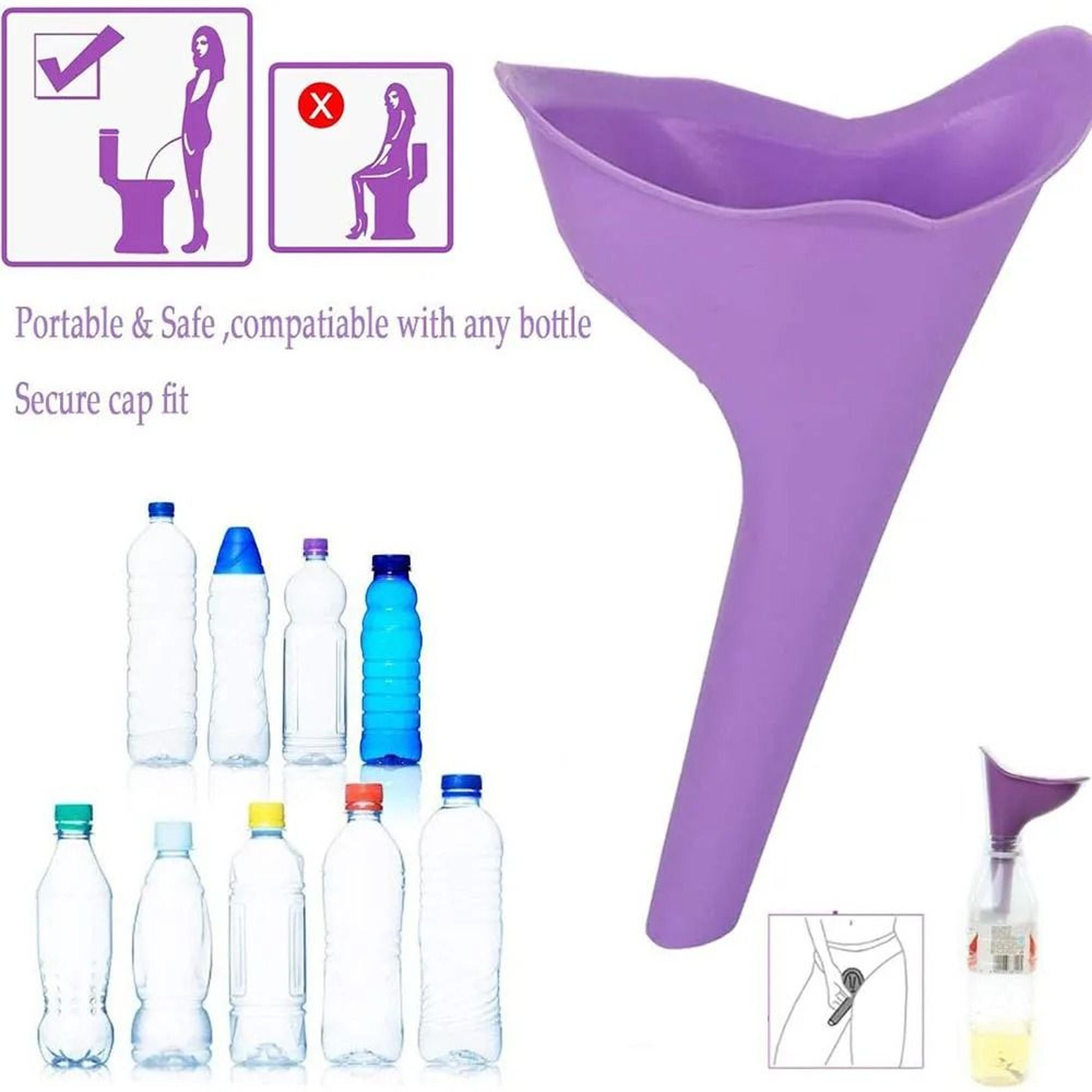 1pc Portable Female Urination Device Pee Funnel With Storage Box 7