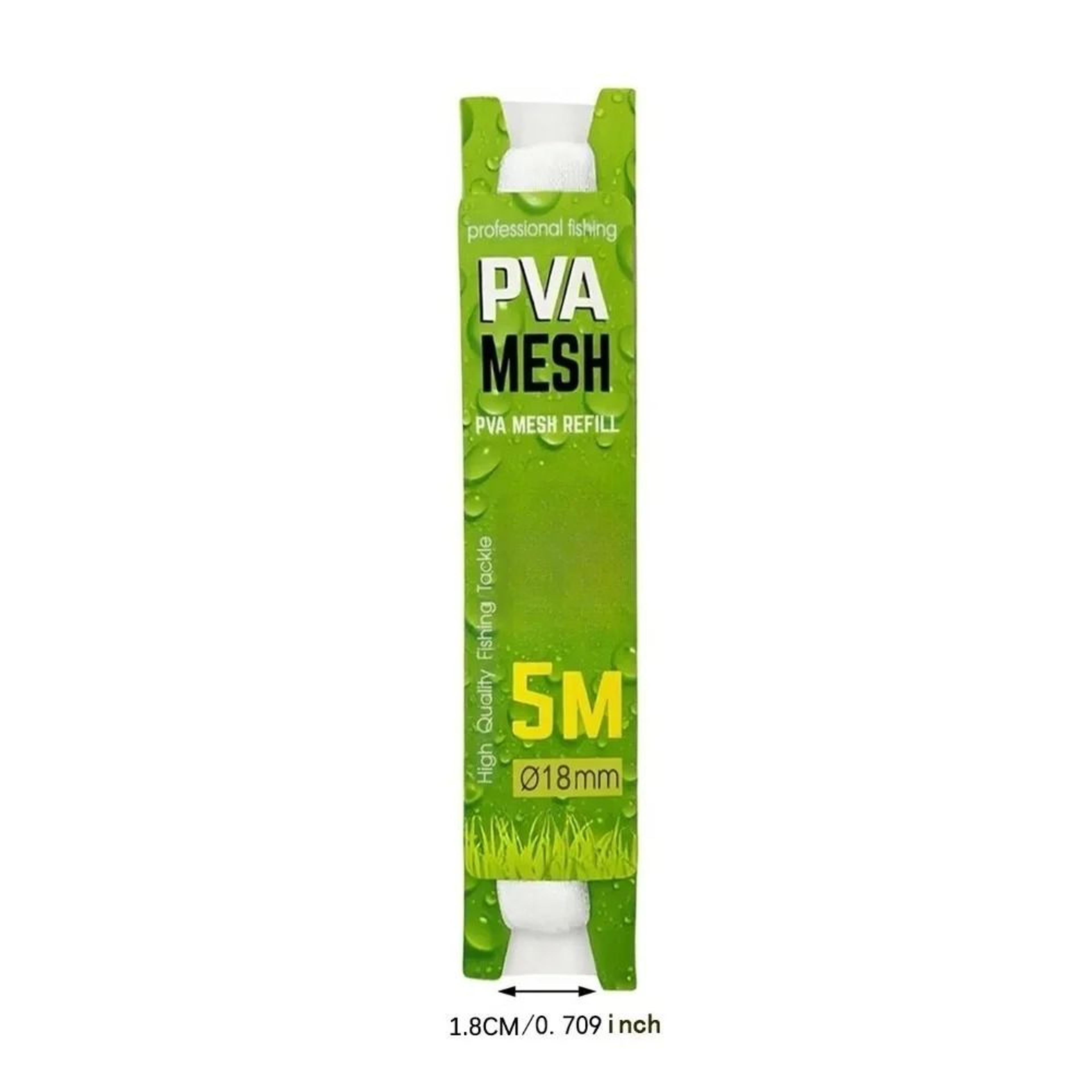 Water Soluble PVA Fishing Mesh Roll For Carp Bait Feeding And Casting 2