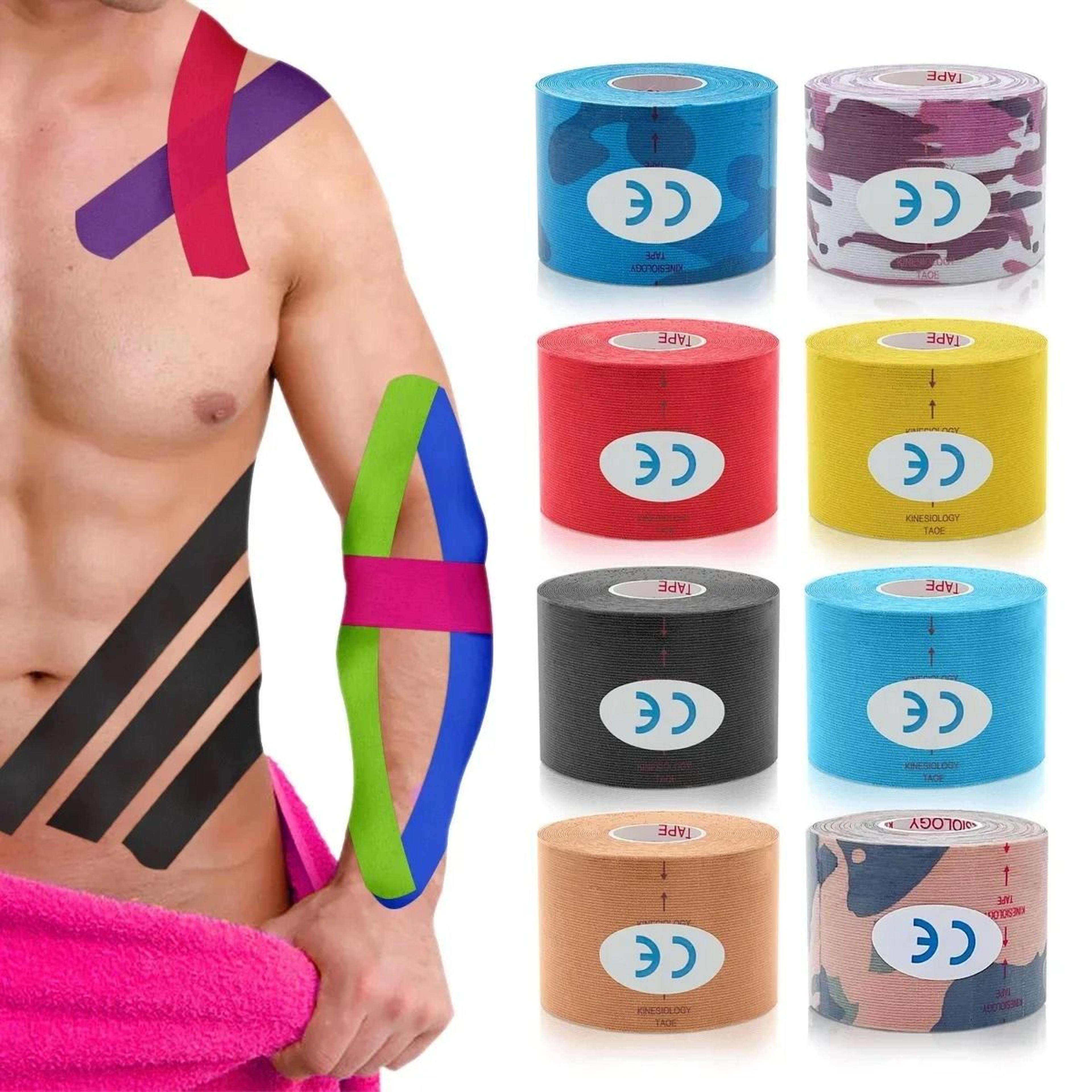 Waterproof Elastic Kinesiology Tape For Flexible Muscle And Joint Support During Sports 17