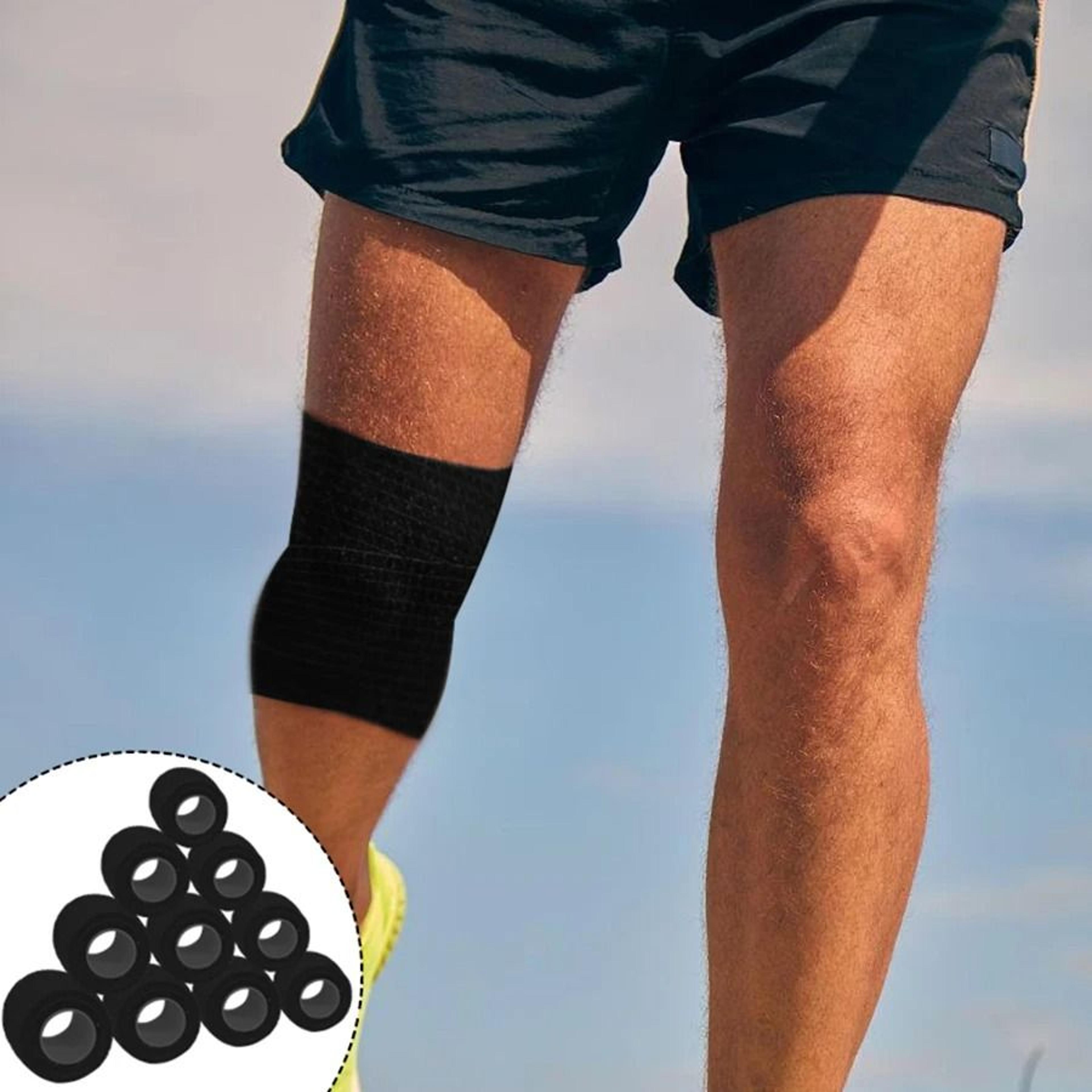 breathable self adhesive cohesive bandage wrap for finger wrist and sports support