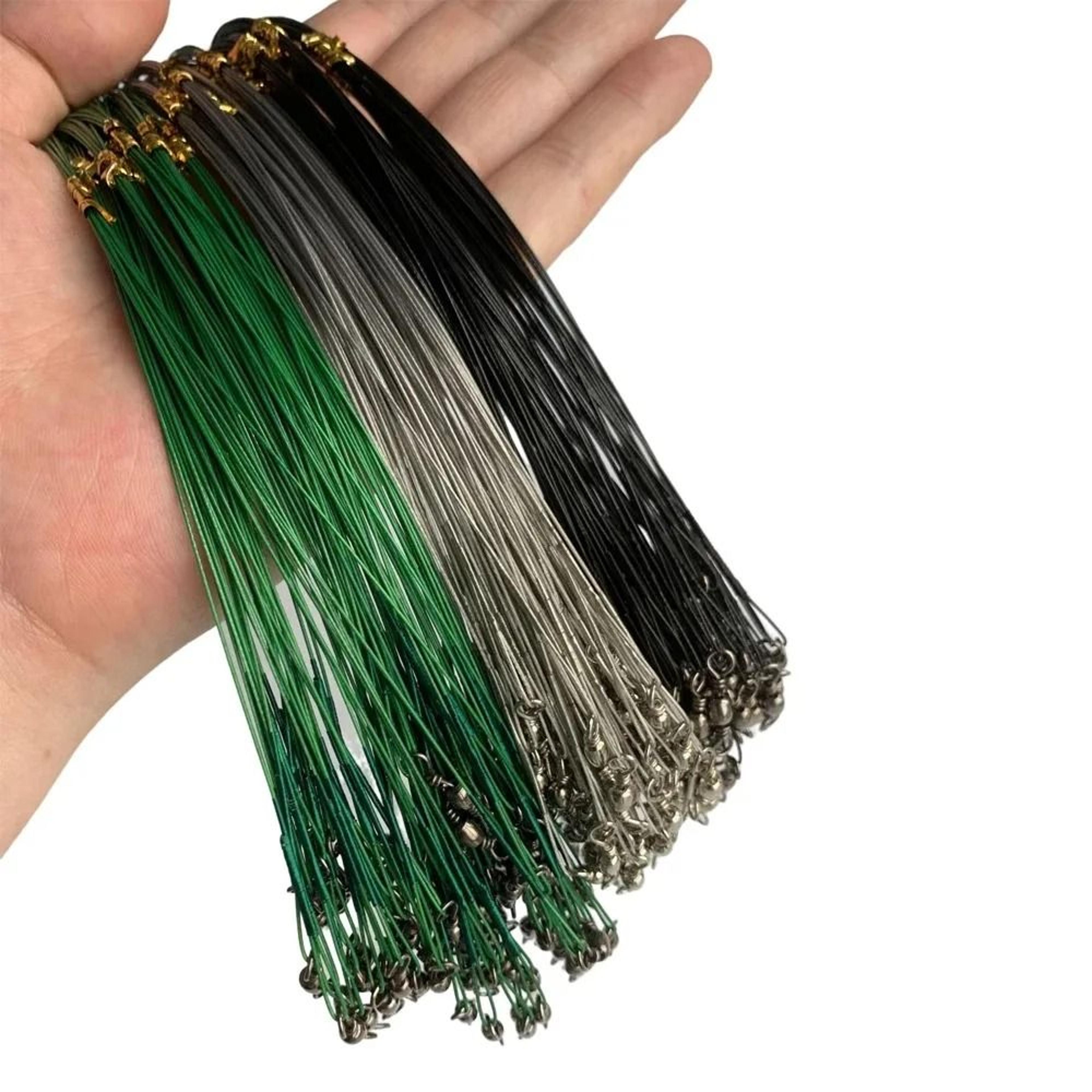 Anti Bite Steel Wire Fishing Leaders With Swivel 17