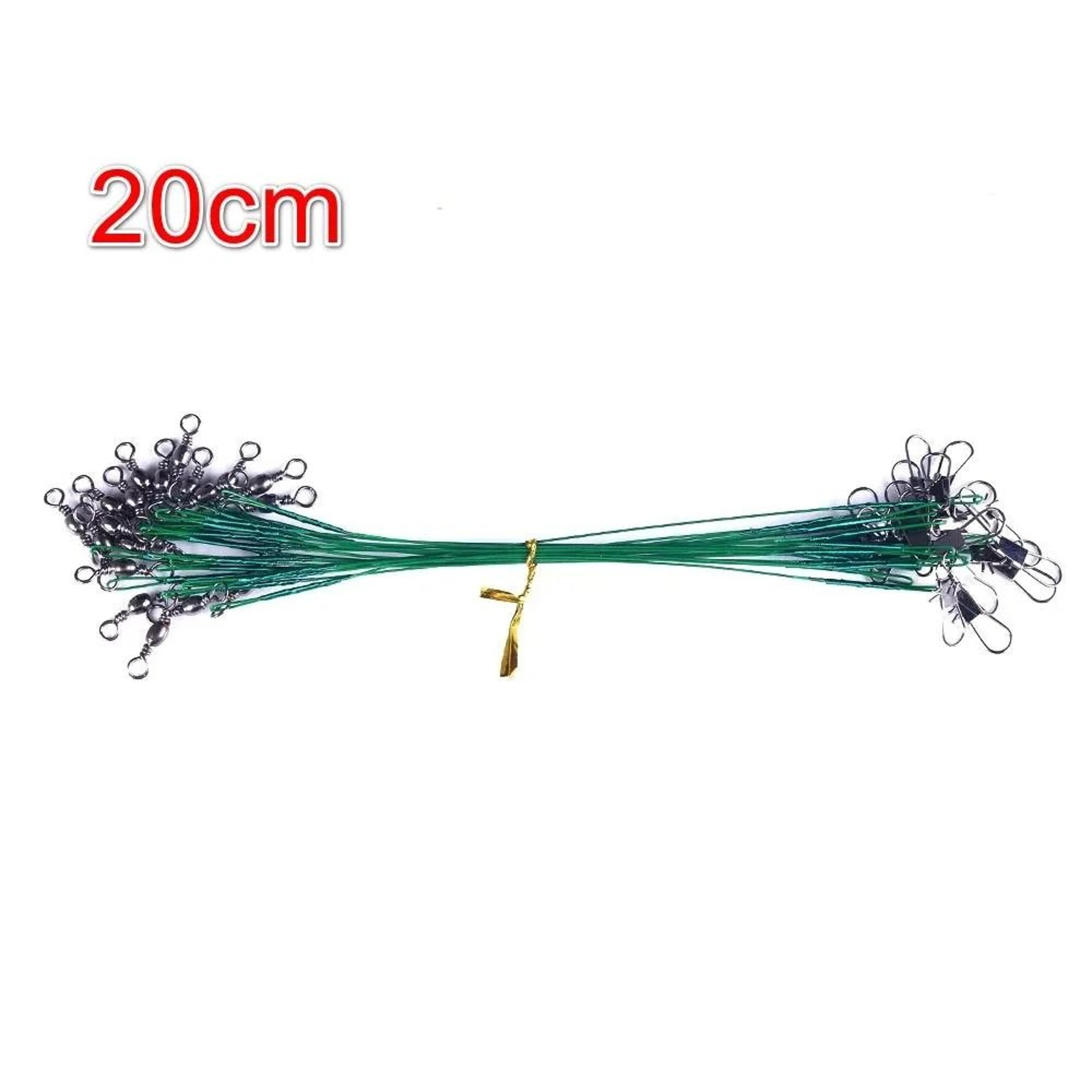 Anti Bite Steel Wire Fishing Leaders With Swivel 5