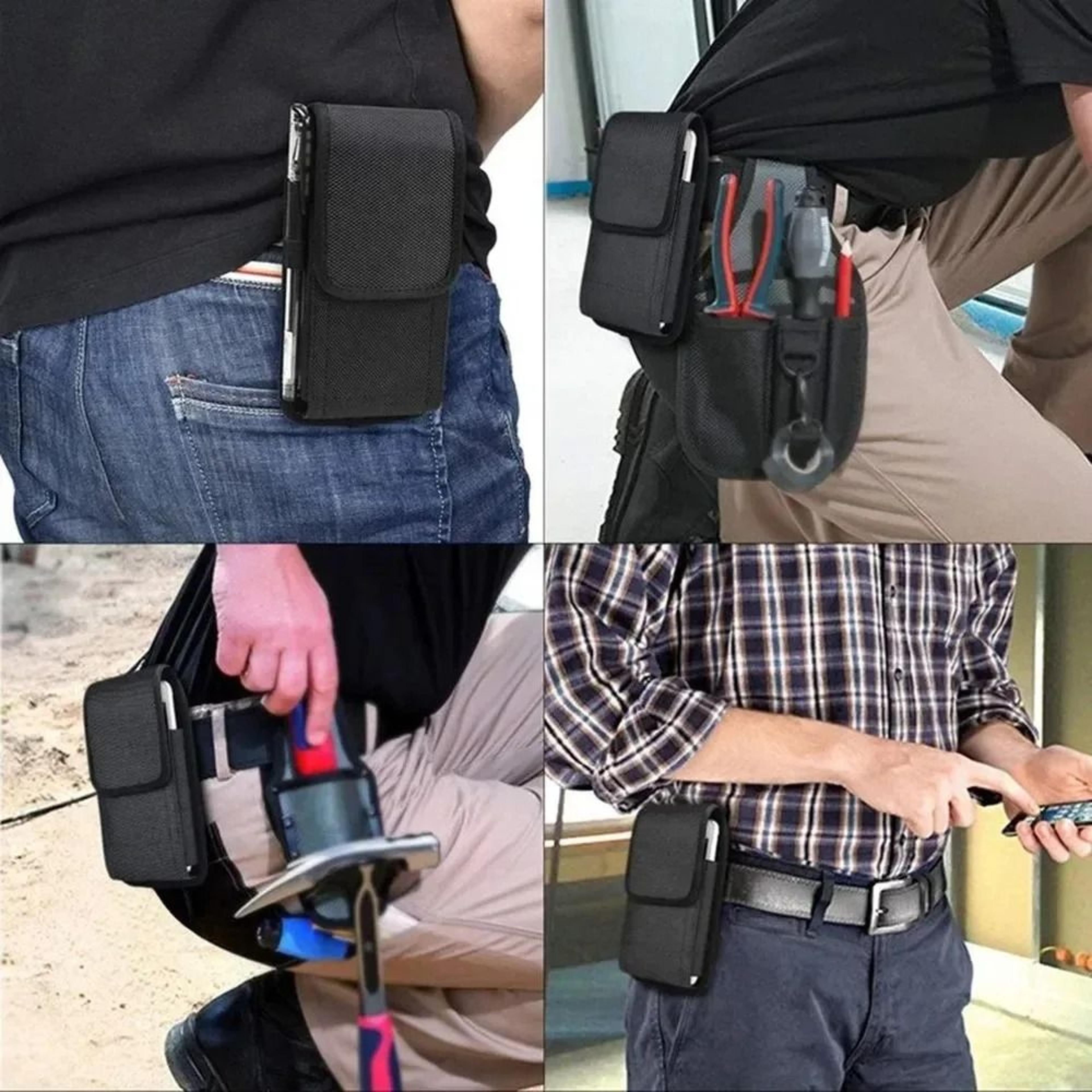 Rugged Tactical Phone Pouch And Nylon Belt Holster 11