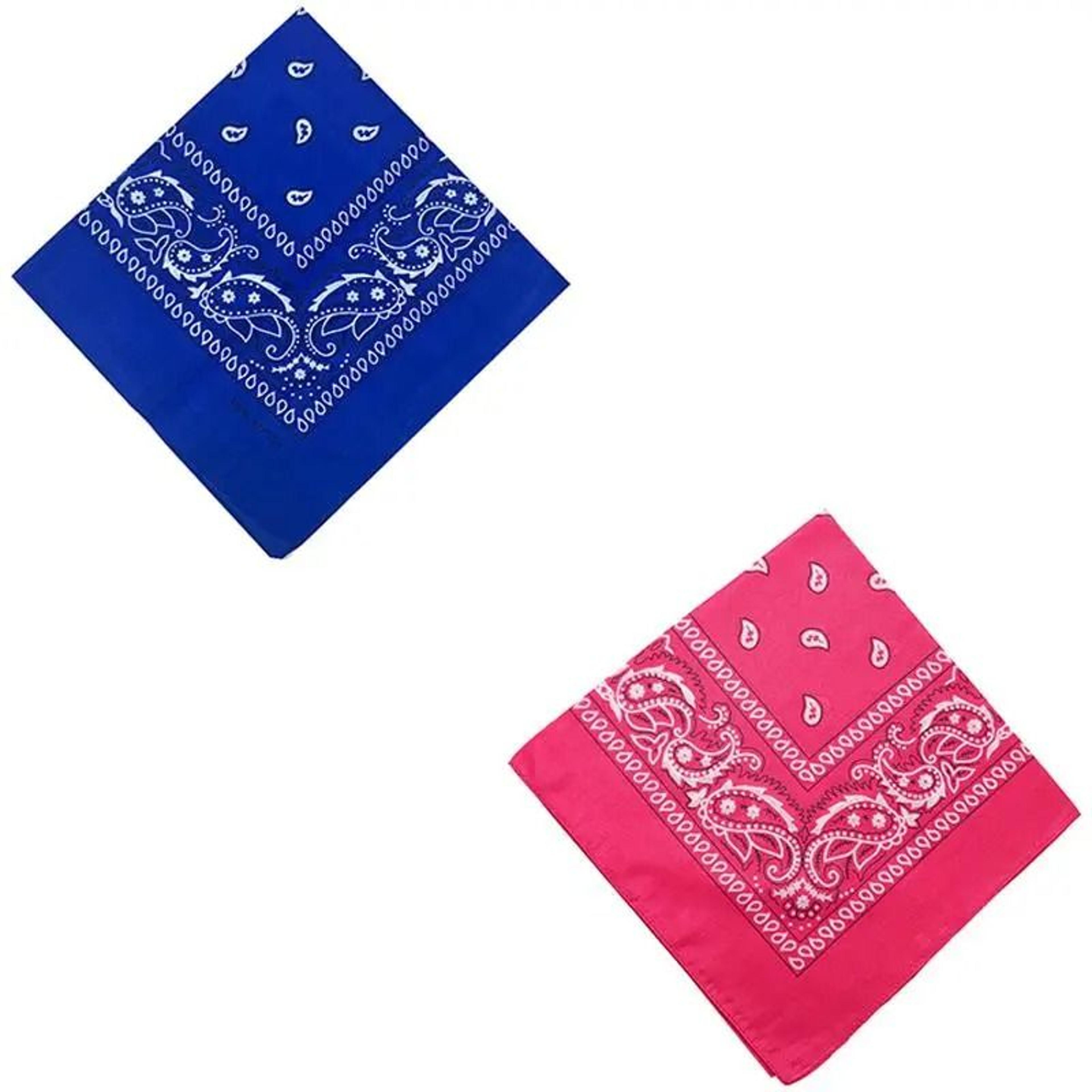 Classic Cotton Paisley Bandana Square Scarf 23