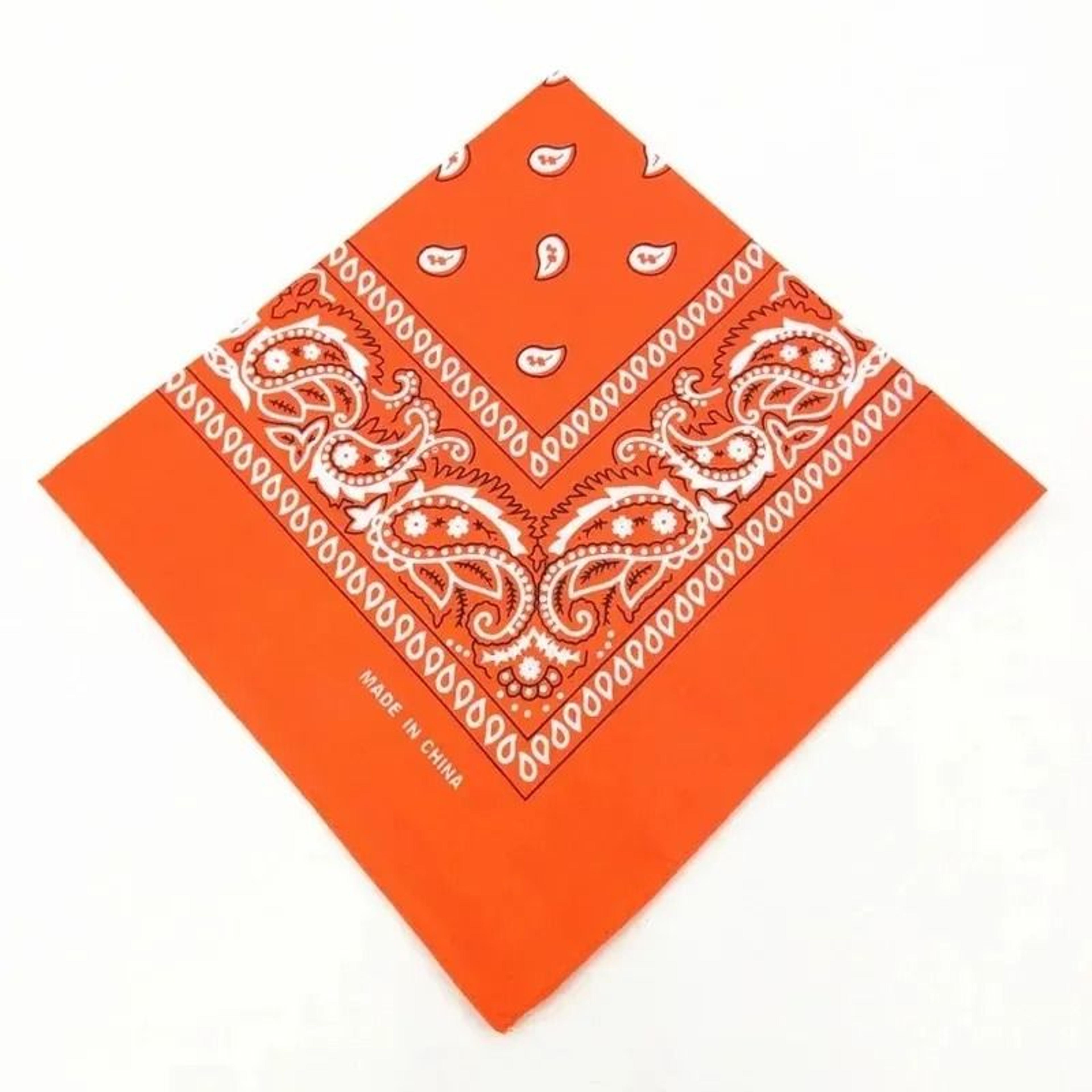 Classic Cotton Paisley Bandana Square Scarf 1
