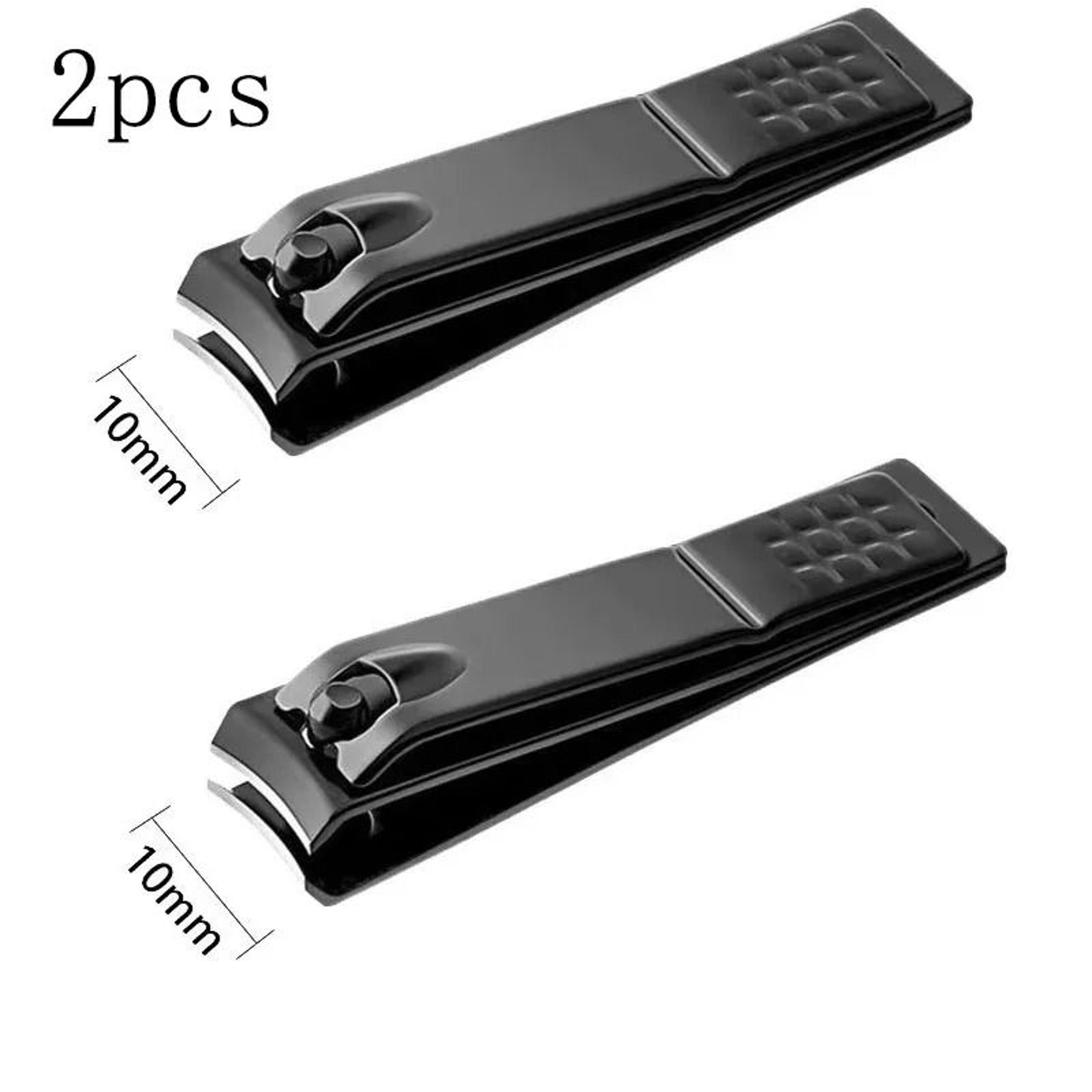 Professional Black Stainless Steel Nail Clippers For Thick Nails 5