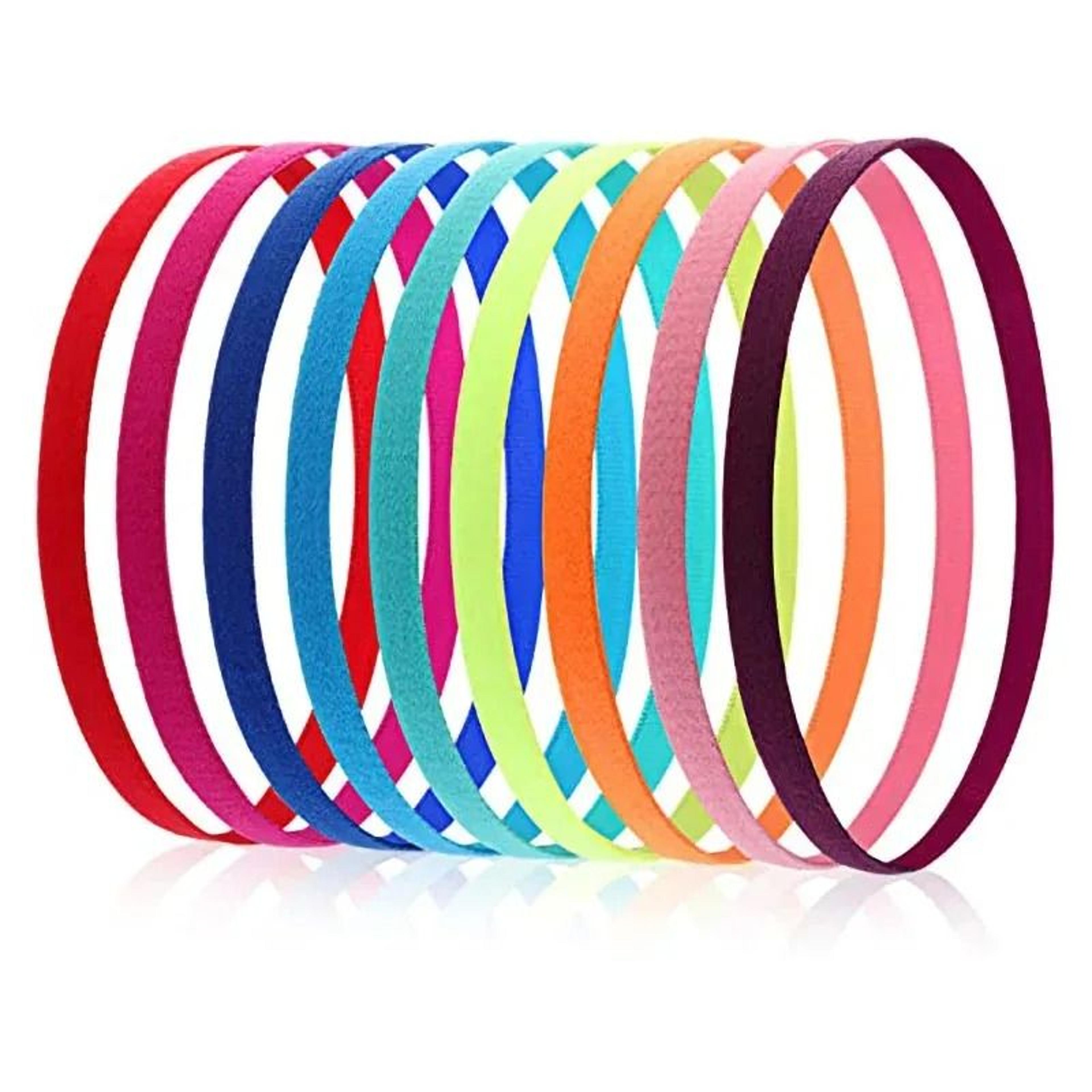 Non Slip Candy Color Sports Headbands 21