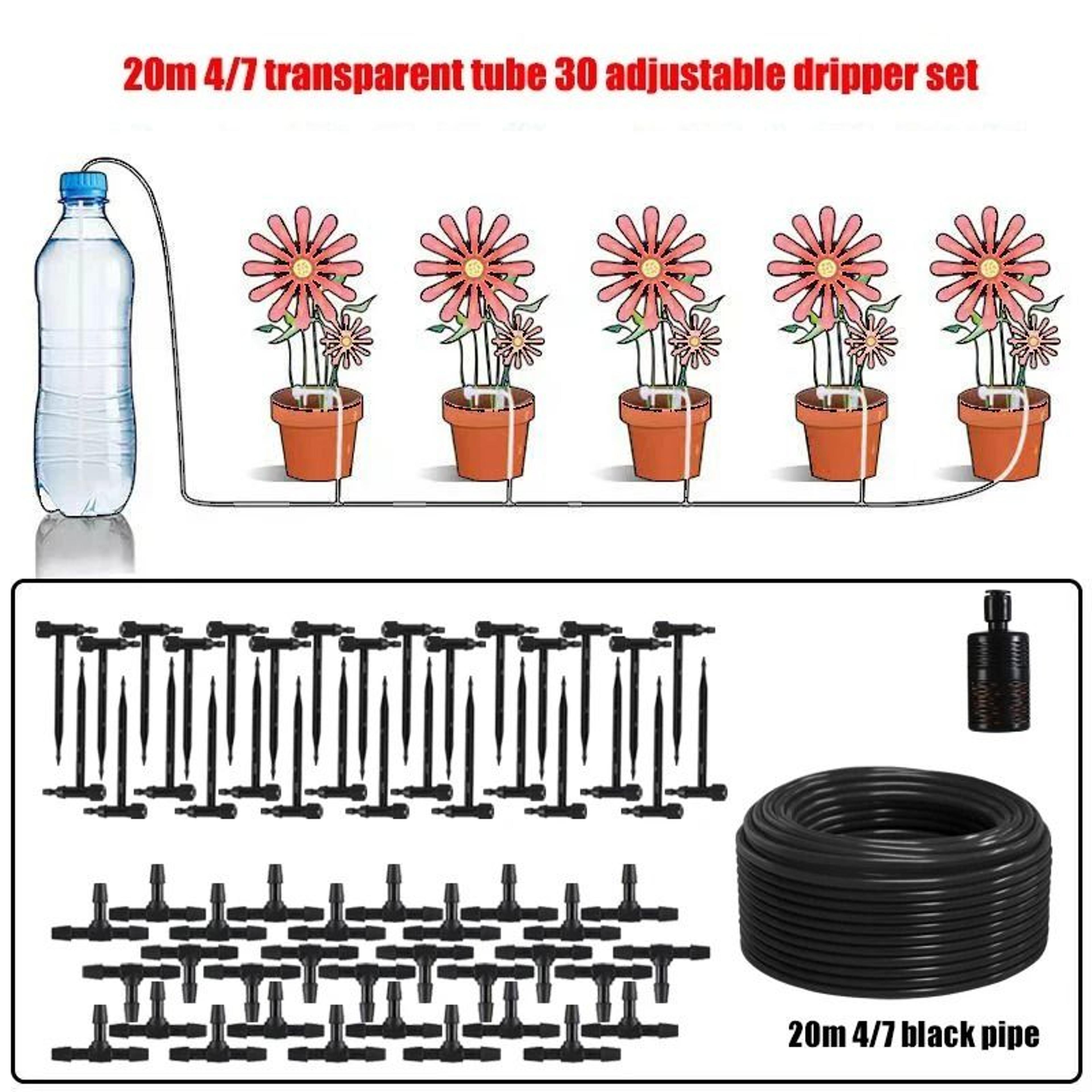 Adjustable Micro Drip Irrigation Kit For Potted Plants 7