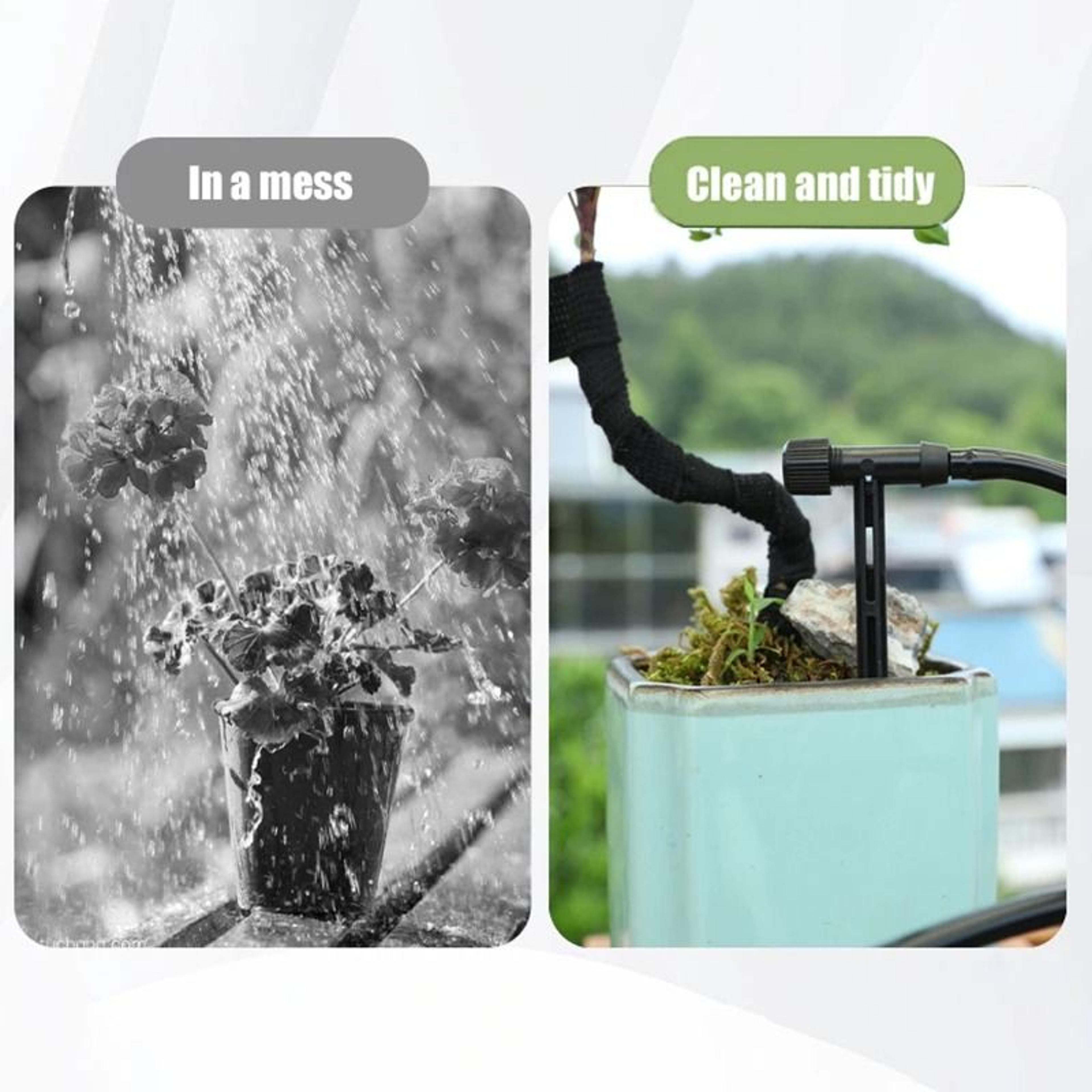 Adjustable Micro Drip Irrigation Kit For Potted Plants 10