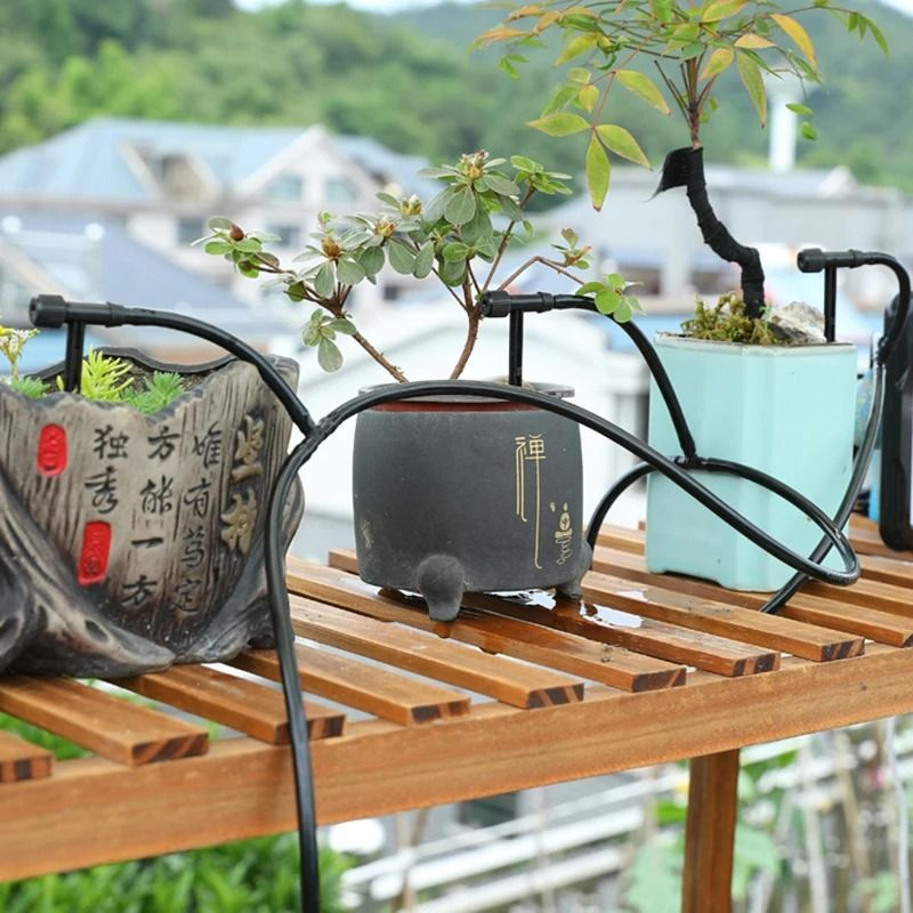 Adjustable Micro Drip Irrigation Kit For Potted Plants 14
