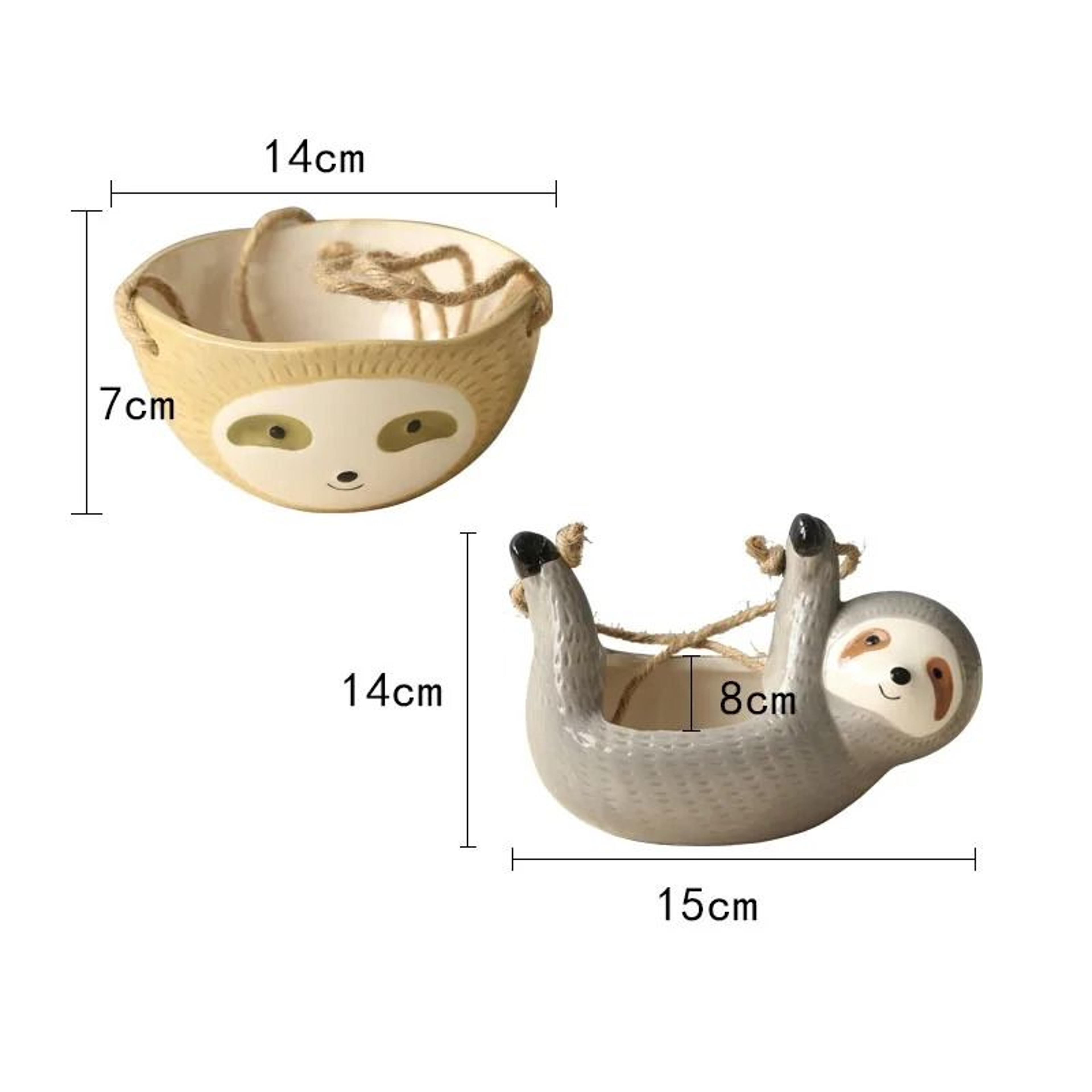 Cute Ceramic Hanging Animal Planter For Trailing Plants Home And Garden Decor 4