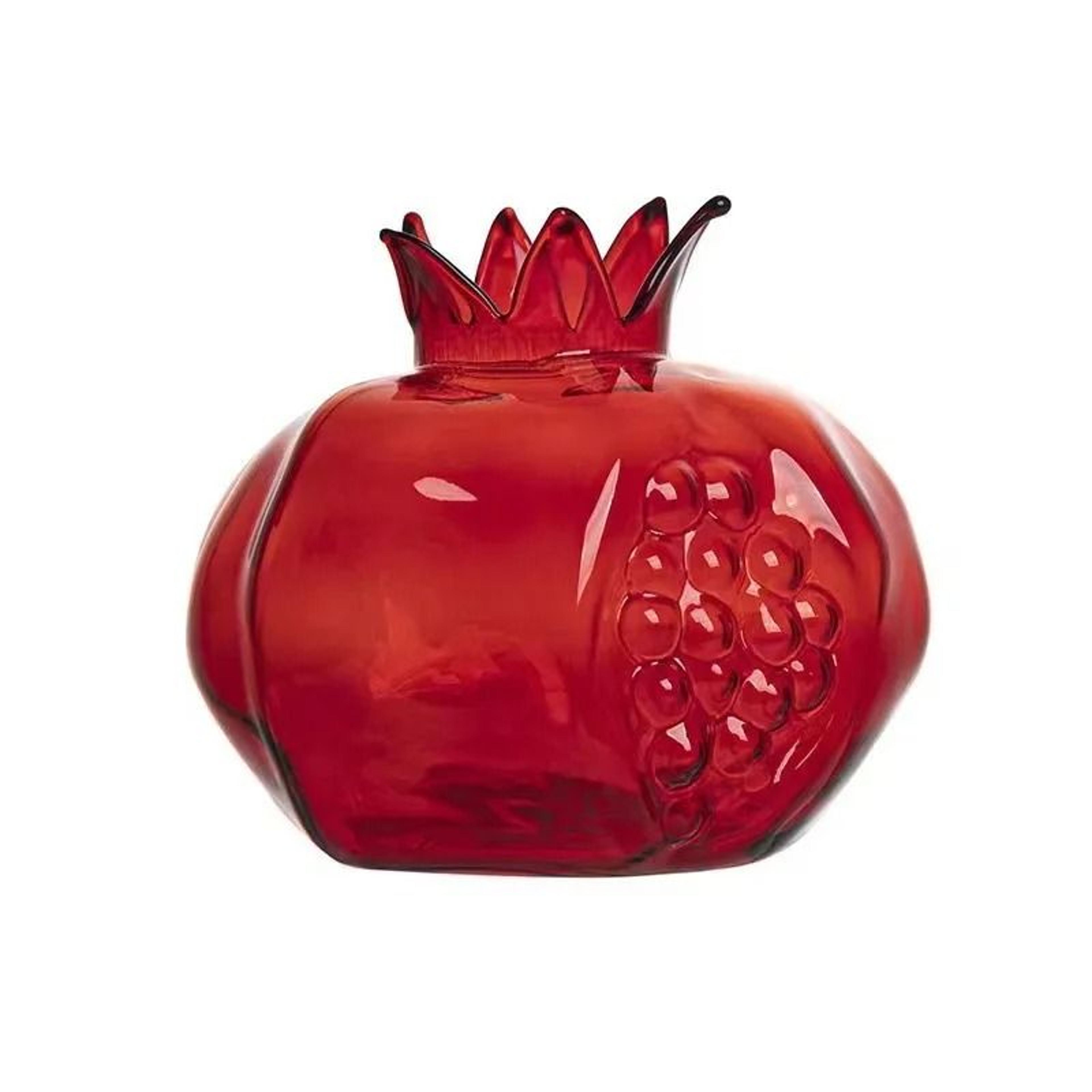 Creative Pomegranate Glass Hydroponic Vase For Flowers Plants Desktop Home Art Decor 2