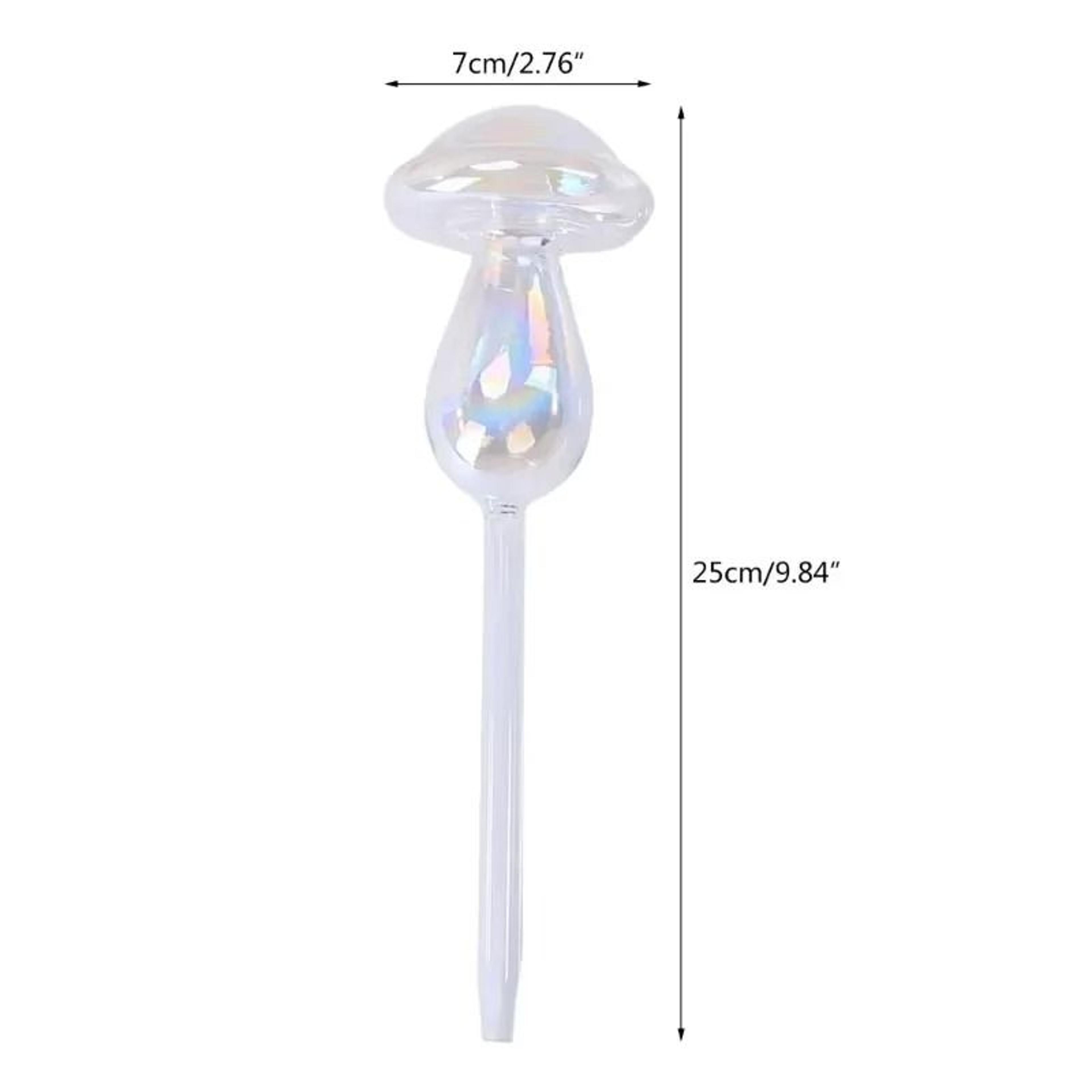 Decorative Glass Mushroom Self Watering Bulbs For Indoor Outdoor Potted Plant Care 4