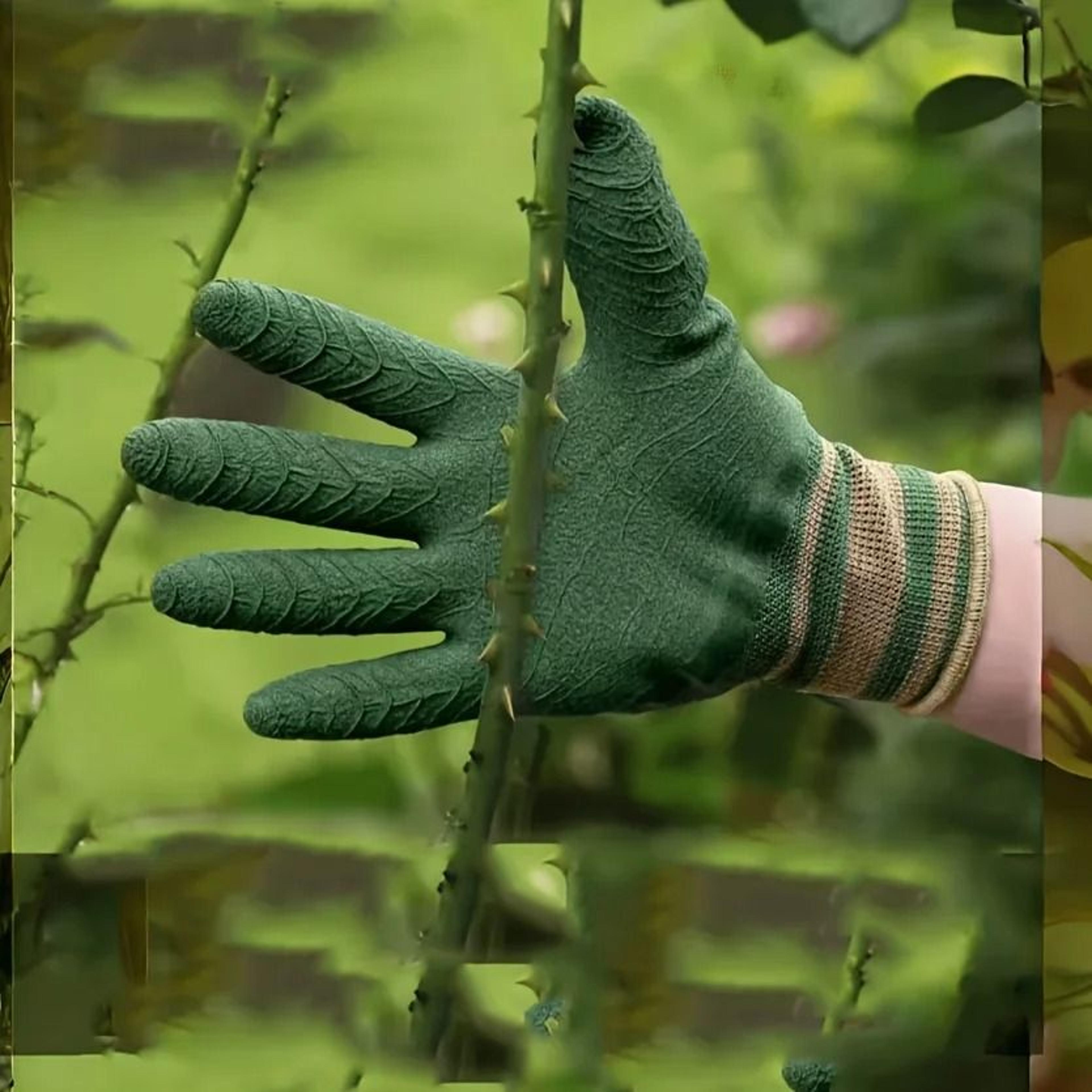 Protective Thorn Resistant Gardening Gloves With Waterproof Grip 6