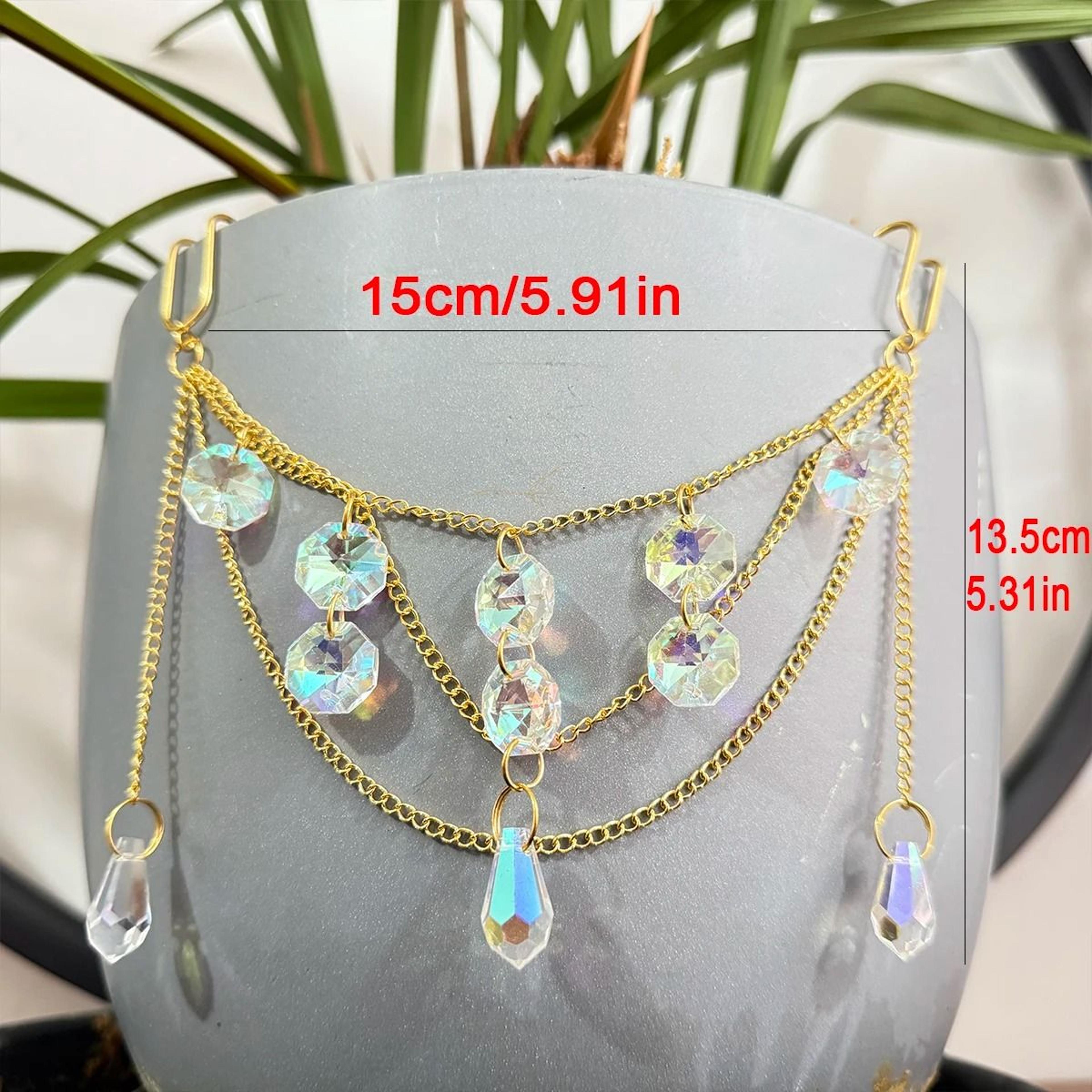 Crystal Sun Catcher Plant Pot Pendant For Indoor And Outdoor Garden Decor 2