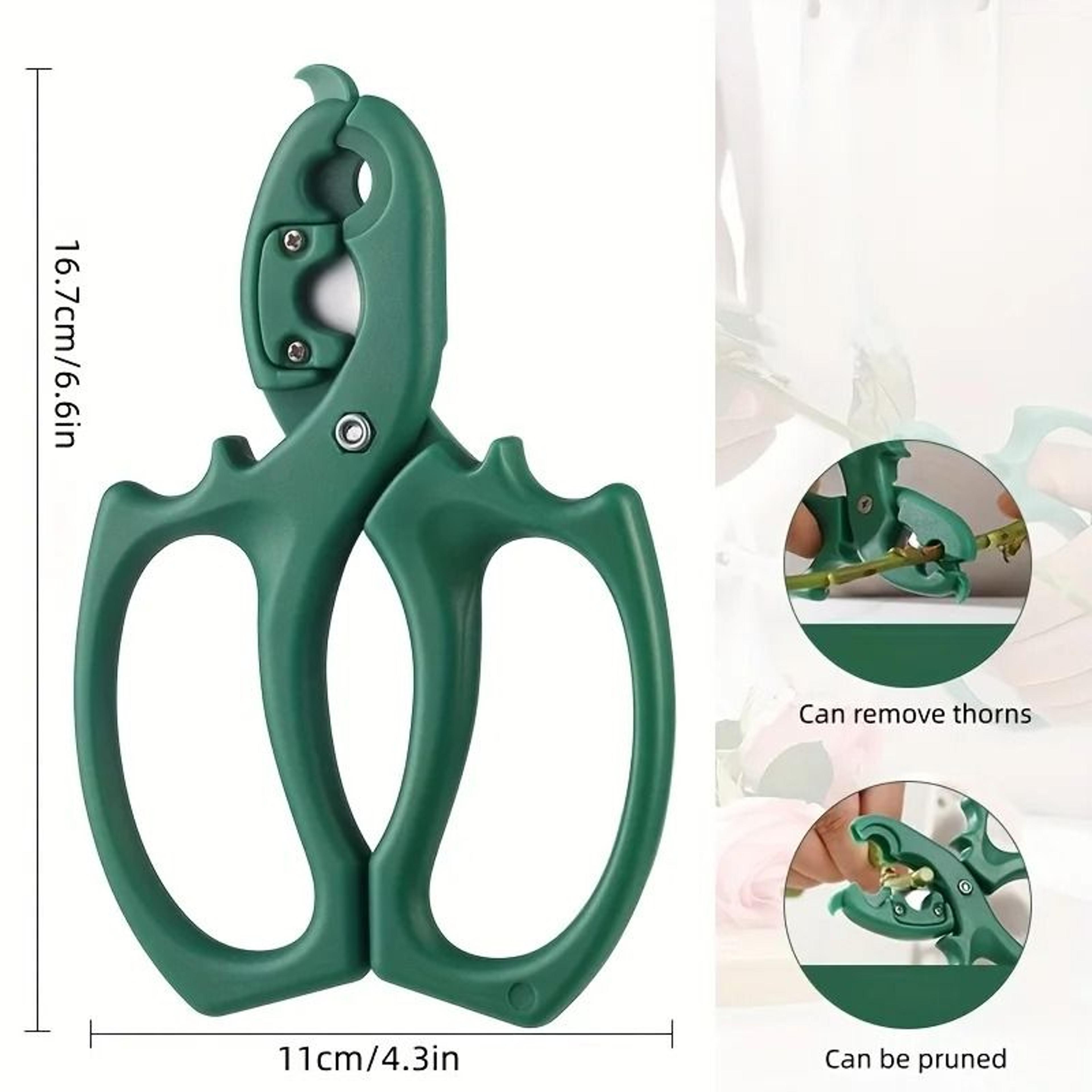 Two In One Rose Thorn Remover And Floral Pruning Scissors 4