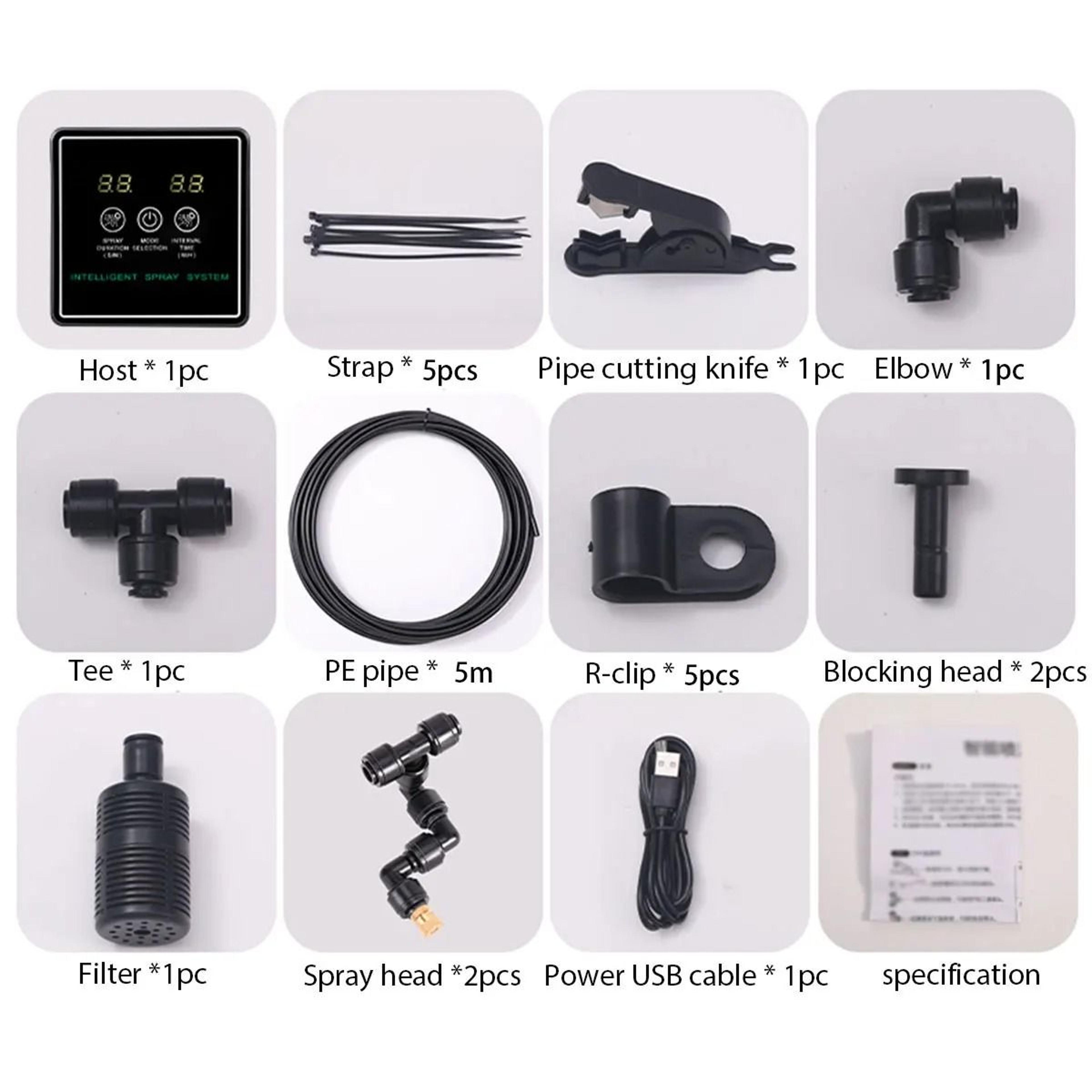 Smart Touch Screen Automatic Terrarium Misting System With Timer And Adjustable Nozzles 1