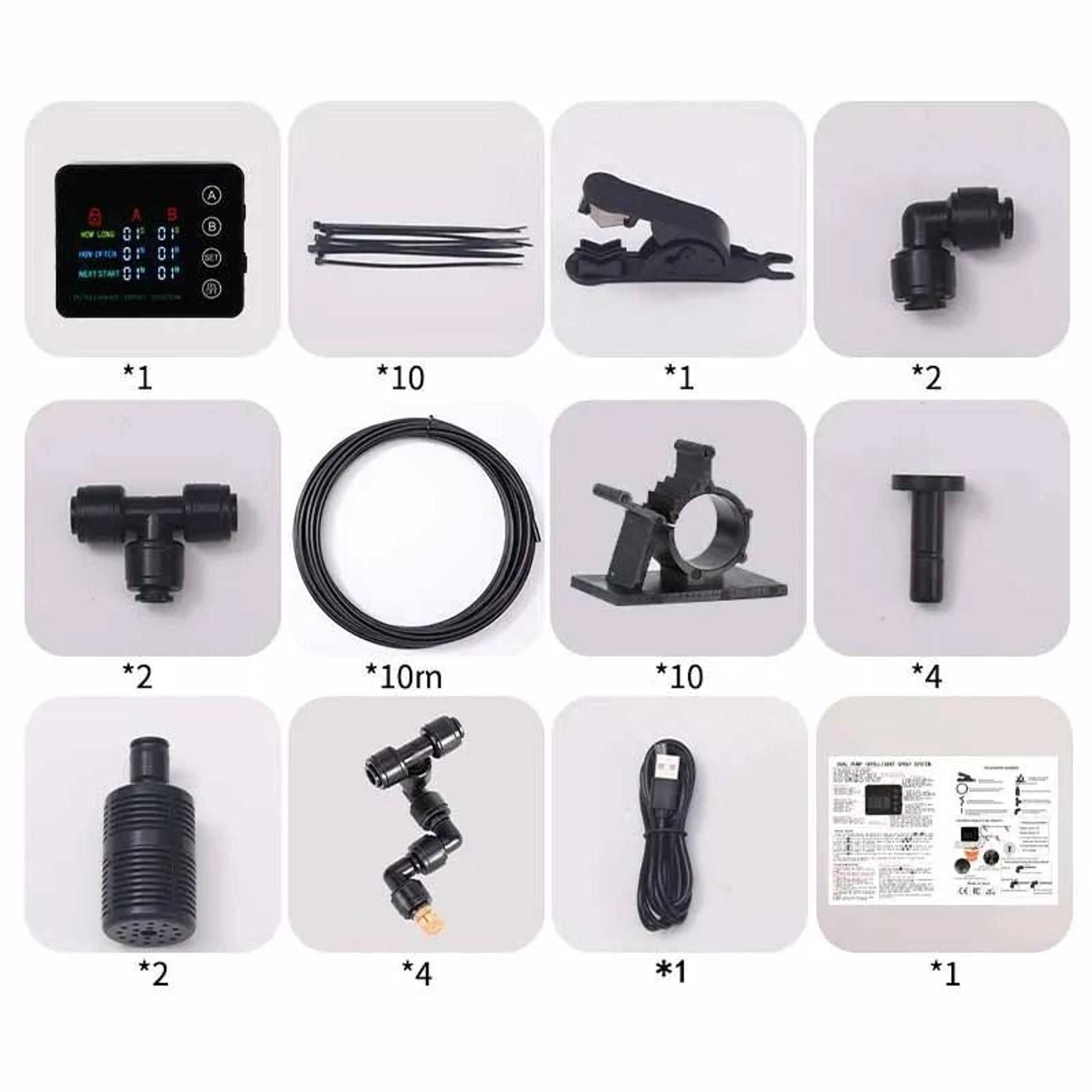 Dual Pump Automatic Reptile Misting System With Timer For Rainforest Terrariums 1