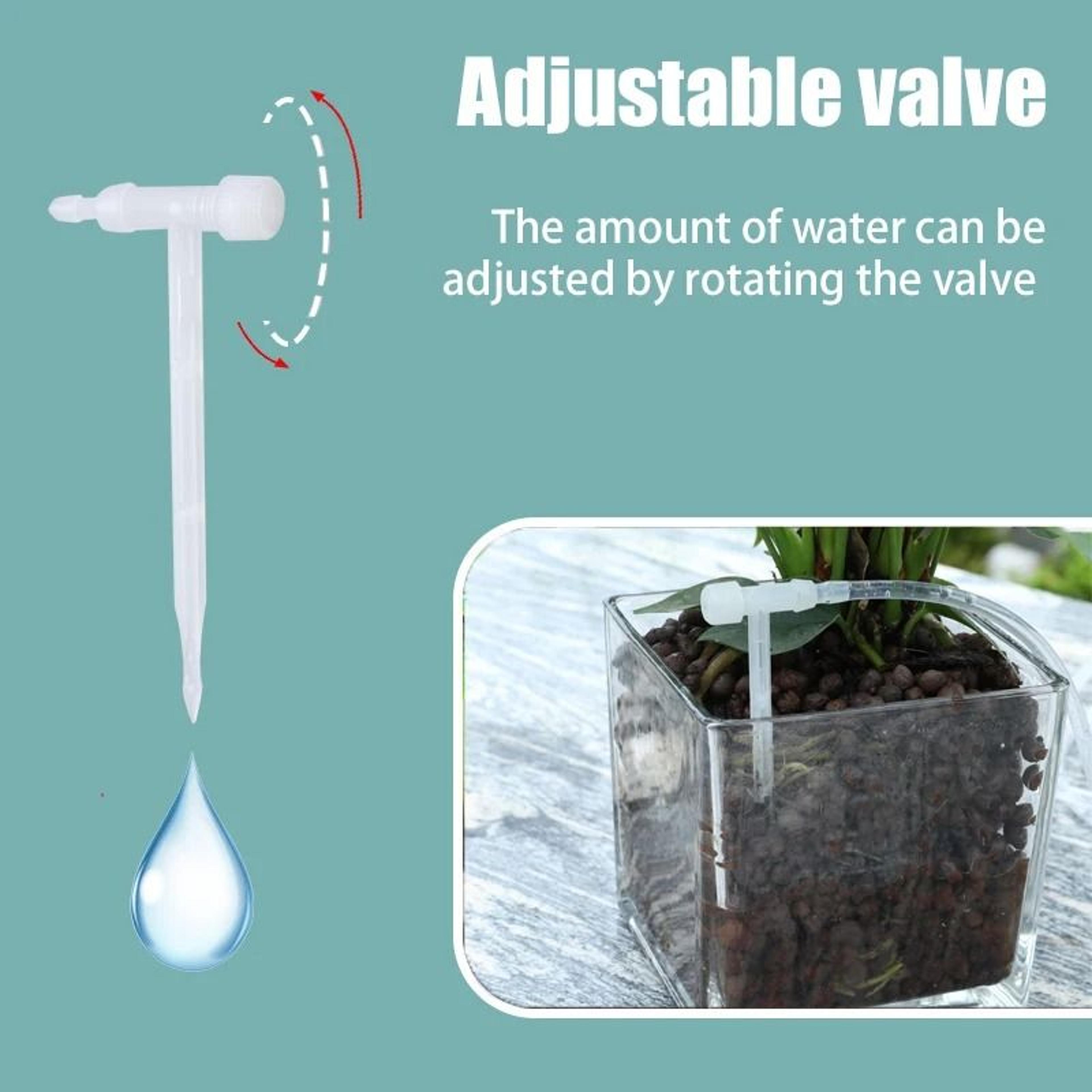 Efficient Adjustable Valve Drip Irrigation Kit For Potted Plants Greenhouses And Gardens 9