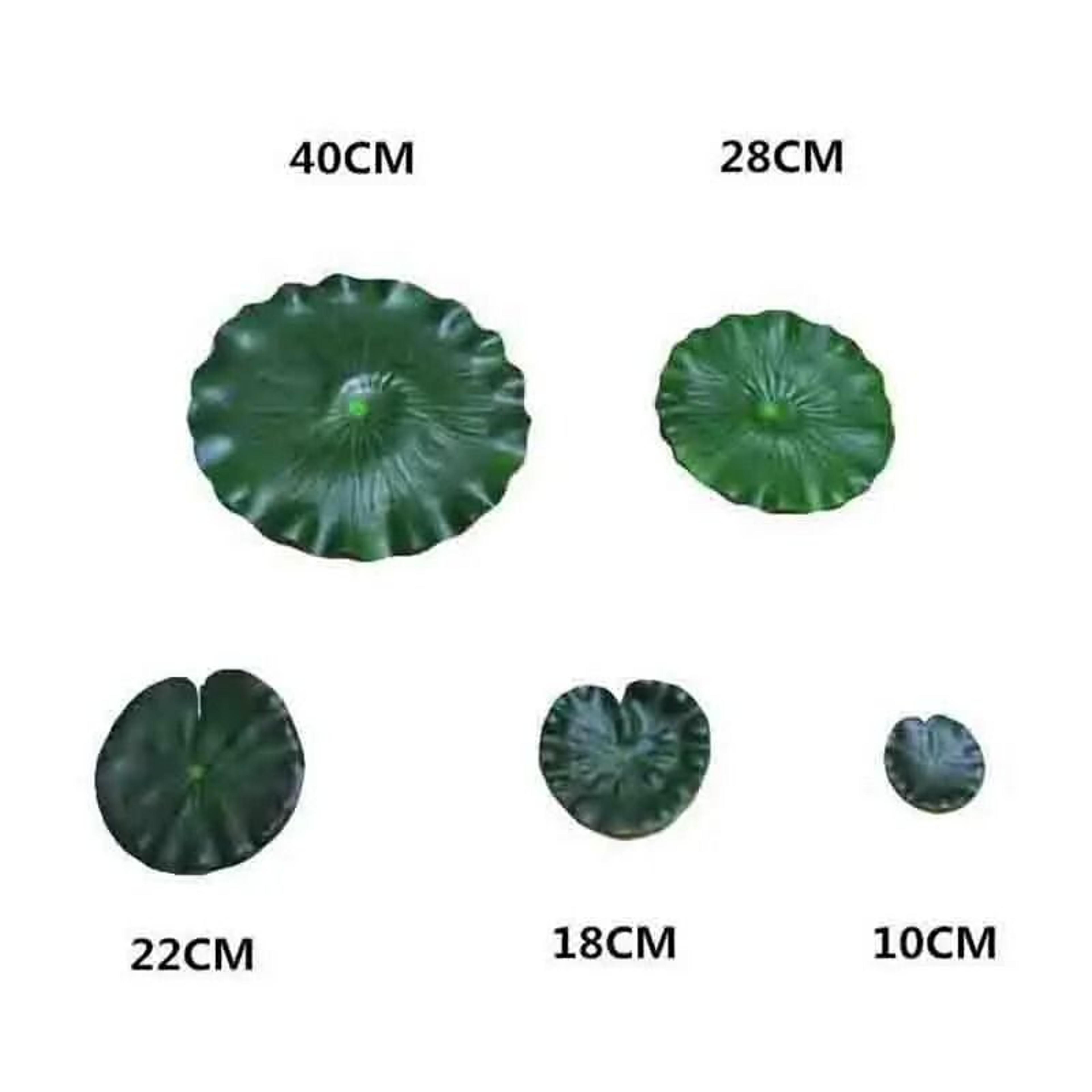 5 Piece Floating Artificial Lotus Leaves For Pond Decor 6