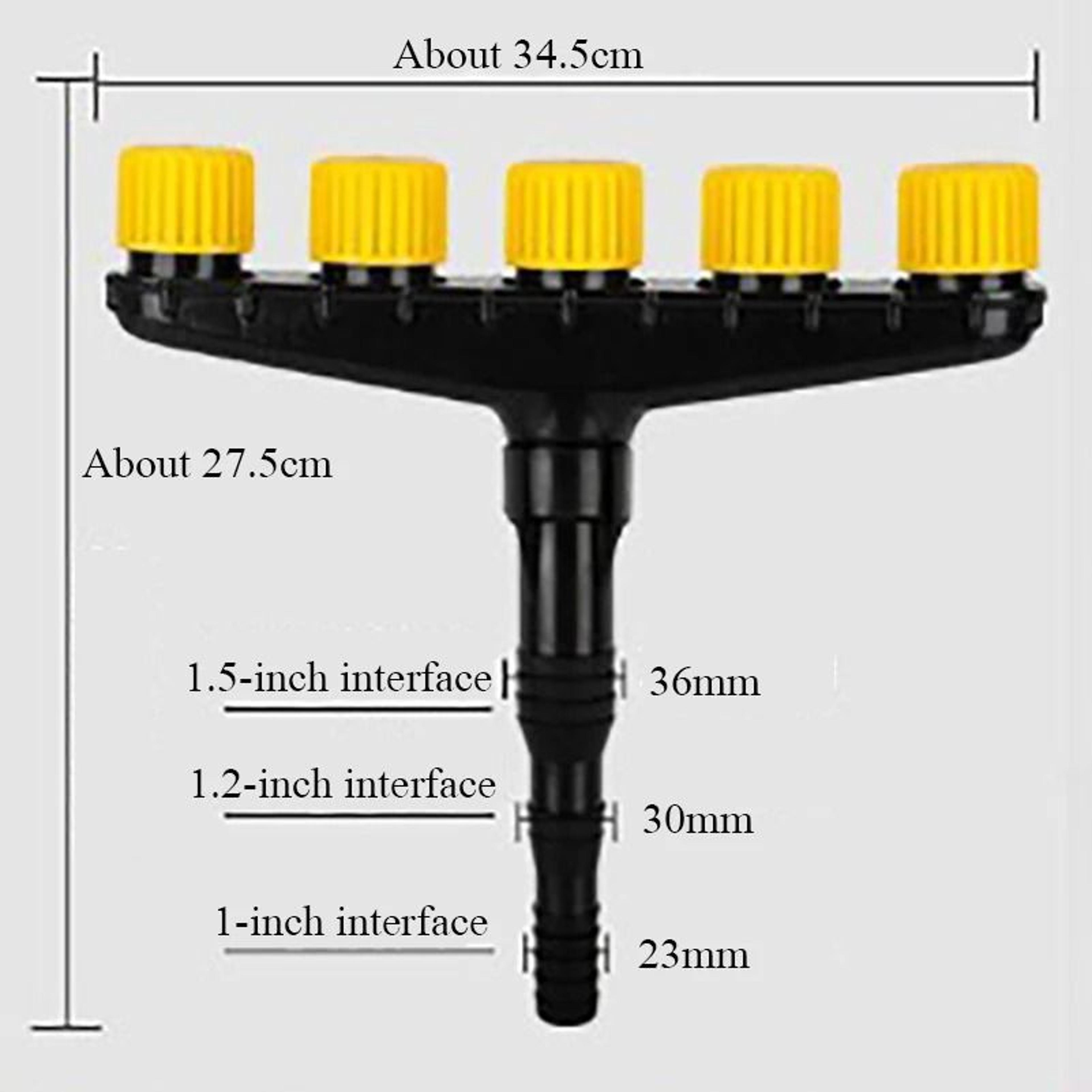 Adjustable Multi Head Garden Sprinkler Nozzle For Wide And Gentle Irrigation 2