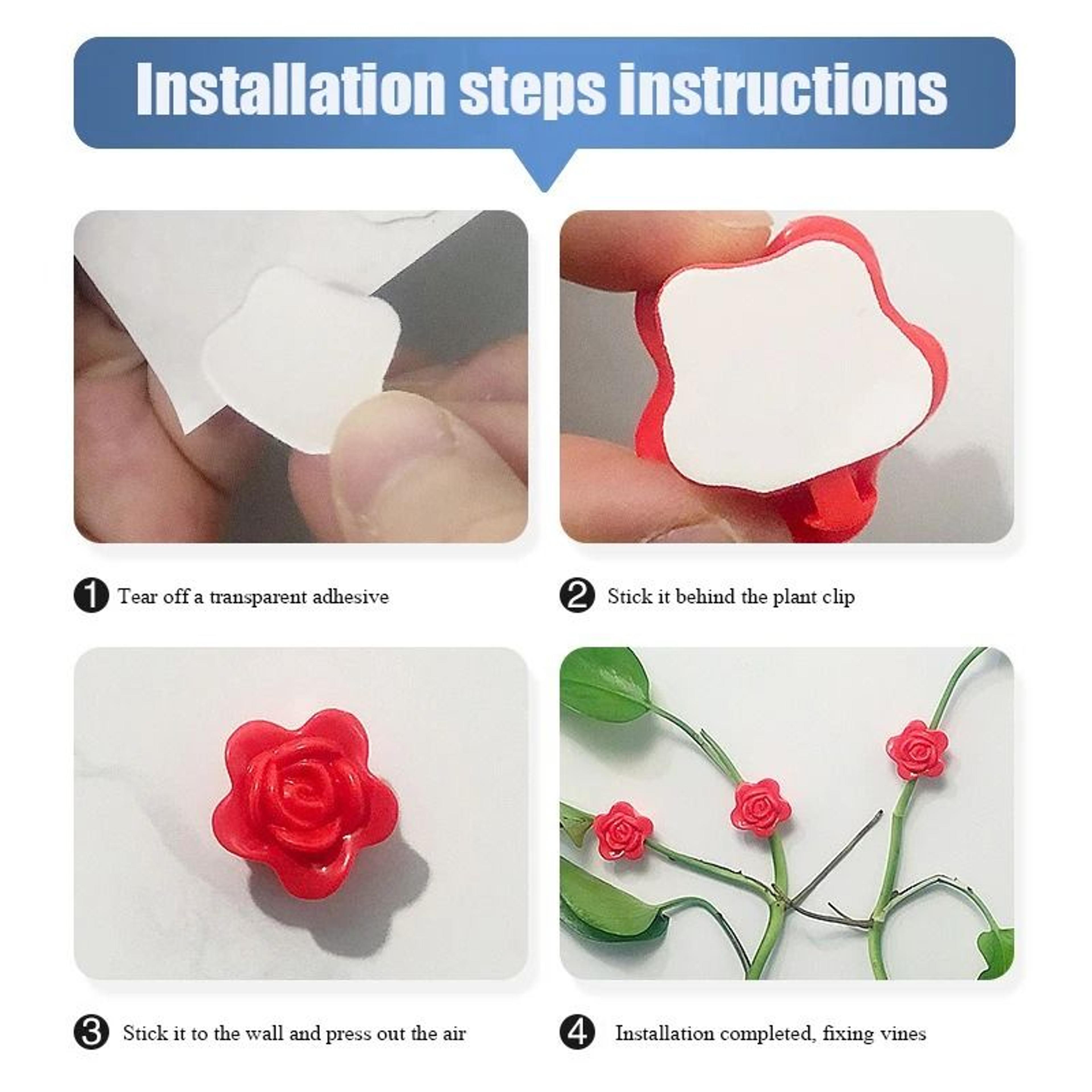 Invisible Self Adhesive Plant Climbing Wall Clips 5