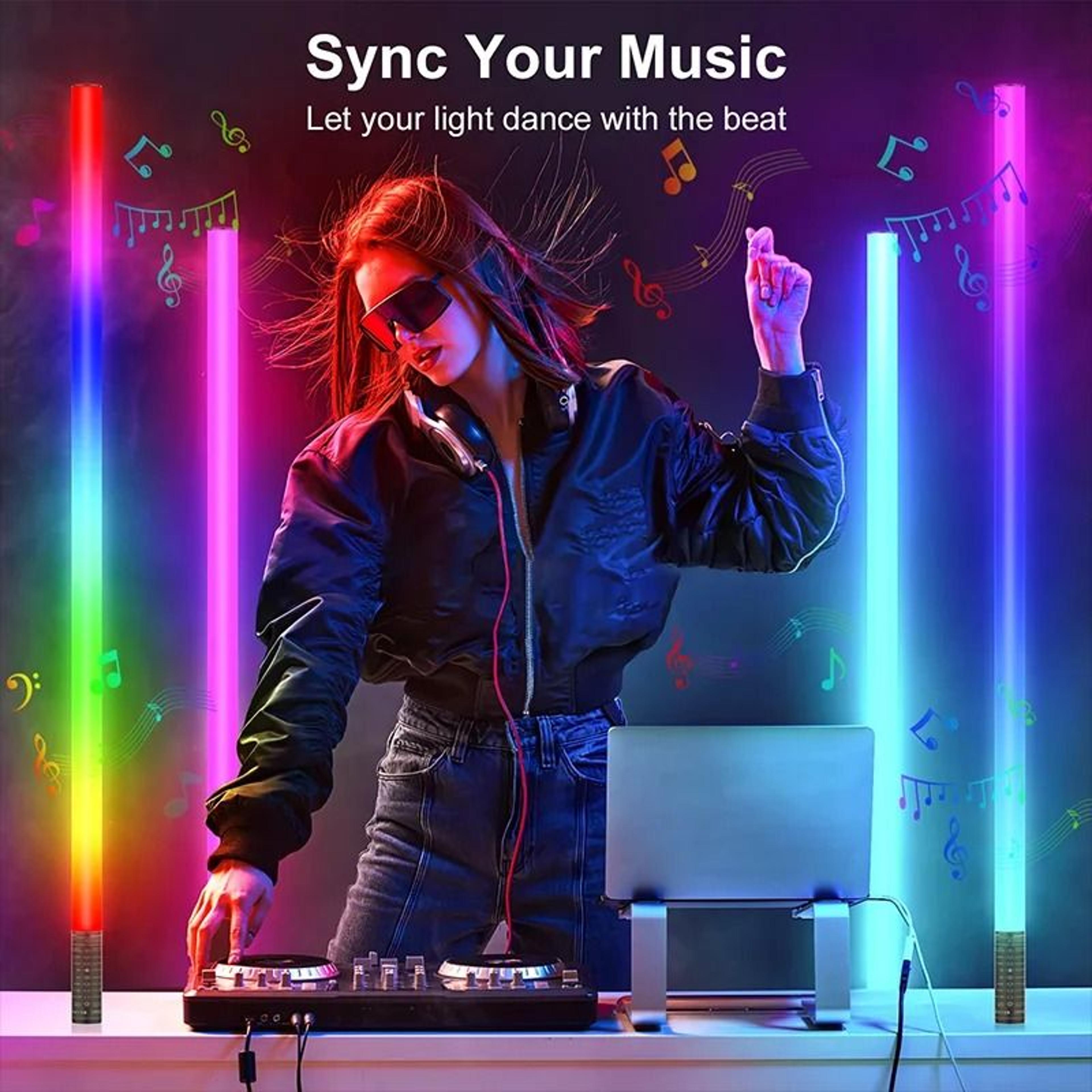 Smart RGB Corner Floor Lamp With App Control And Music Sync 2