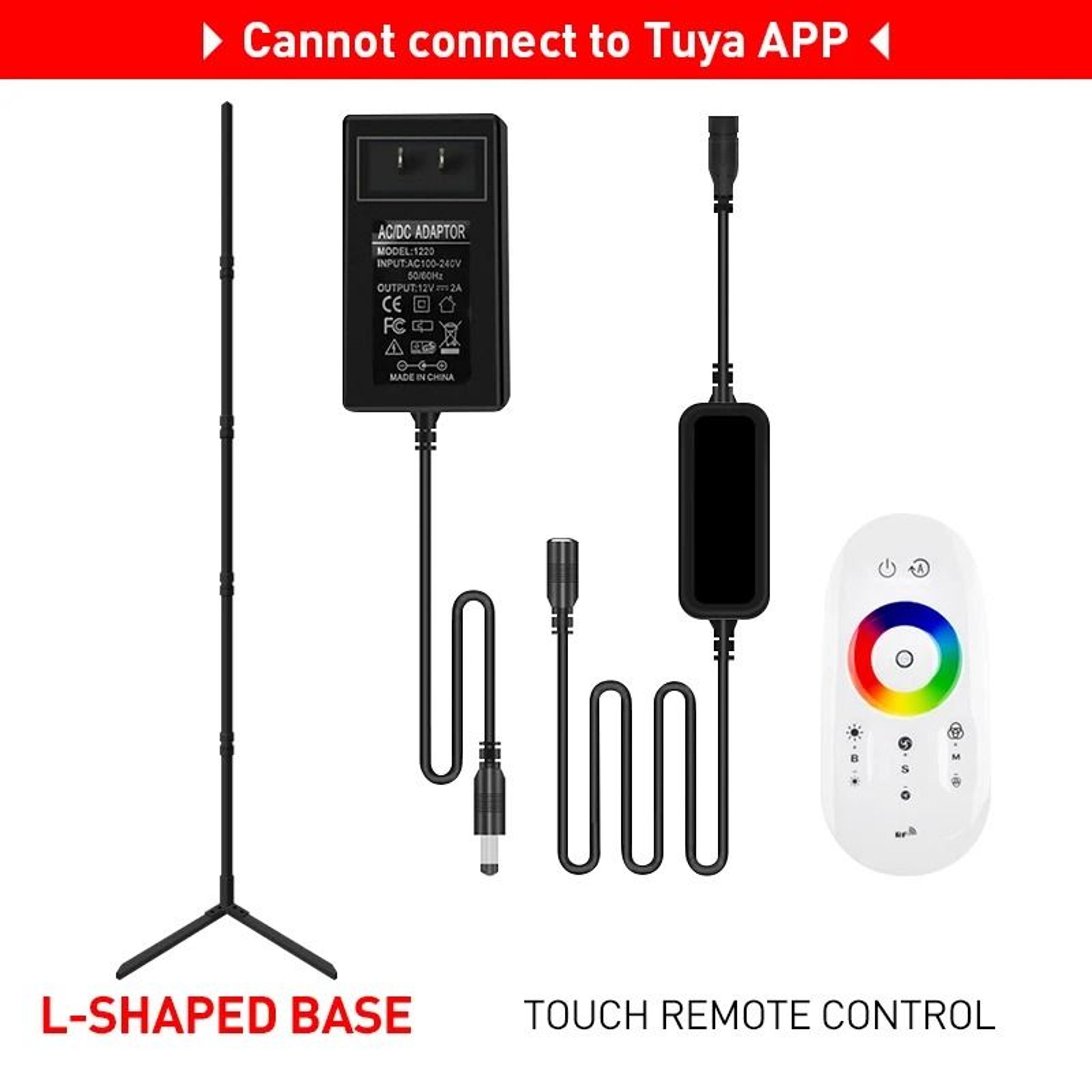Smart Tuya RGB Corner Floor Lamp With App And Remote Mood Lighting 3