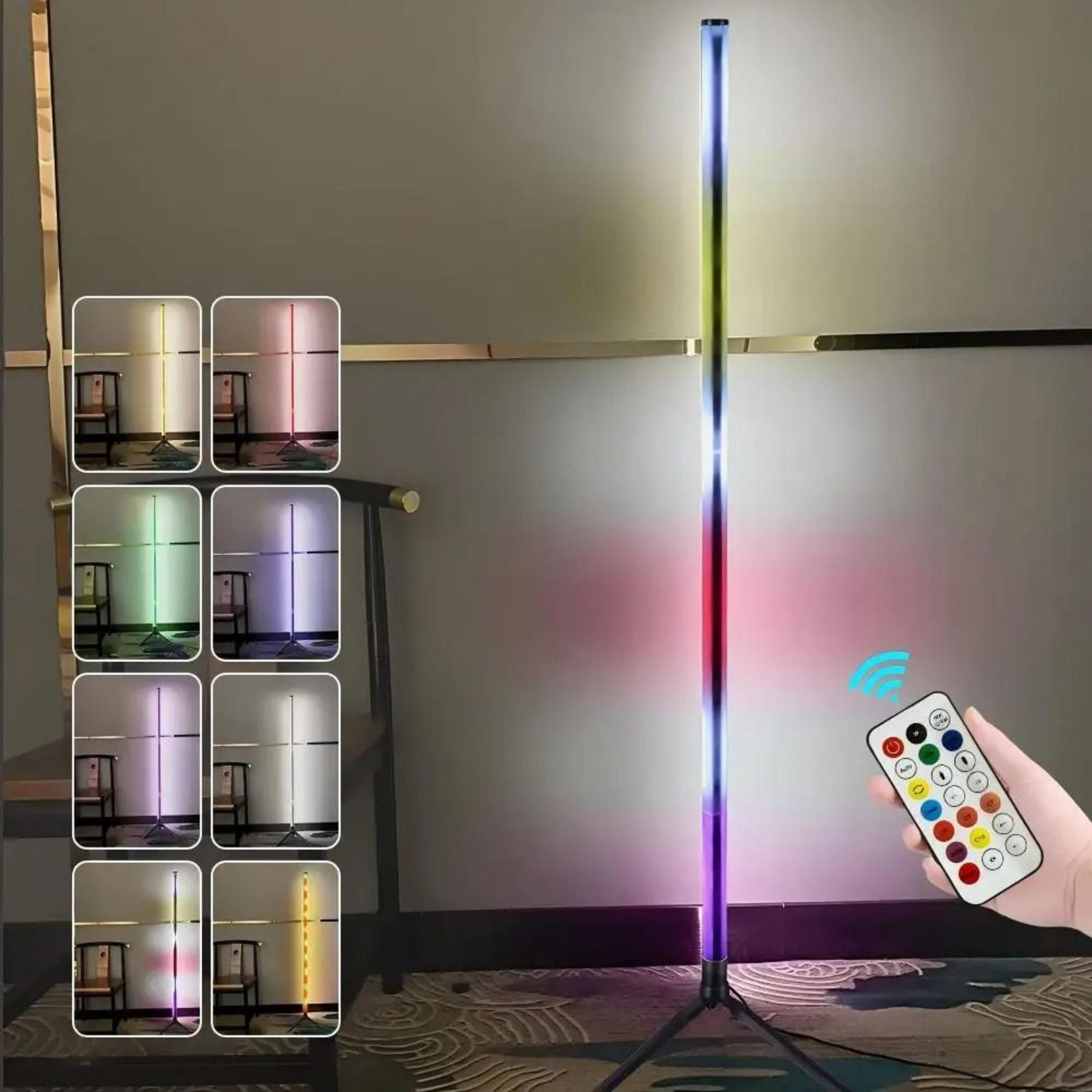Smart RGB Corner Floor Lamp With App Remote And Music Sync 5