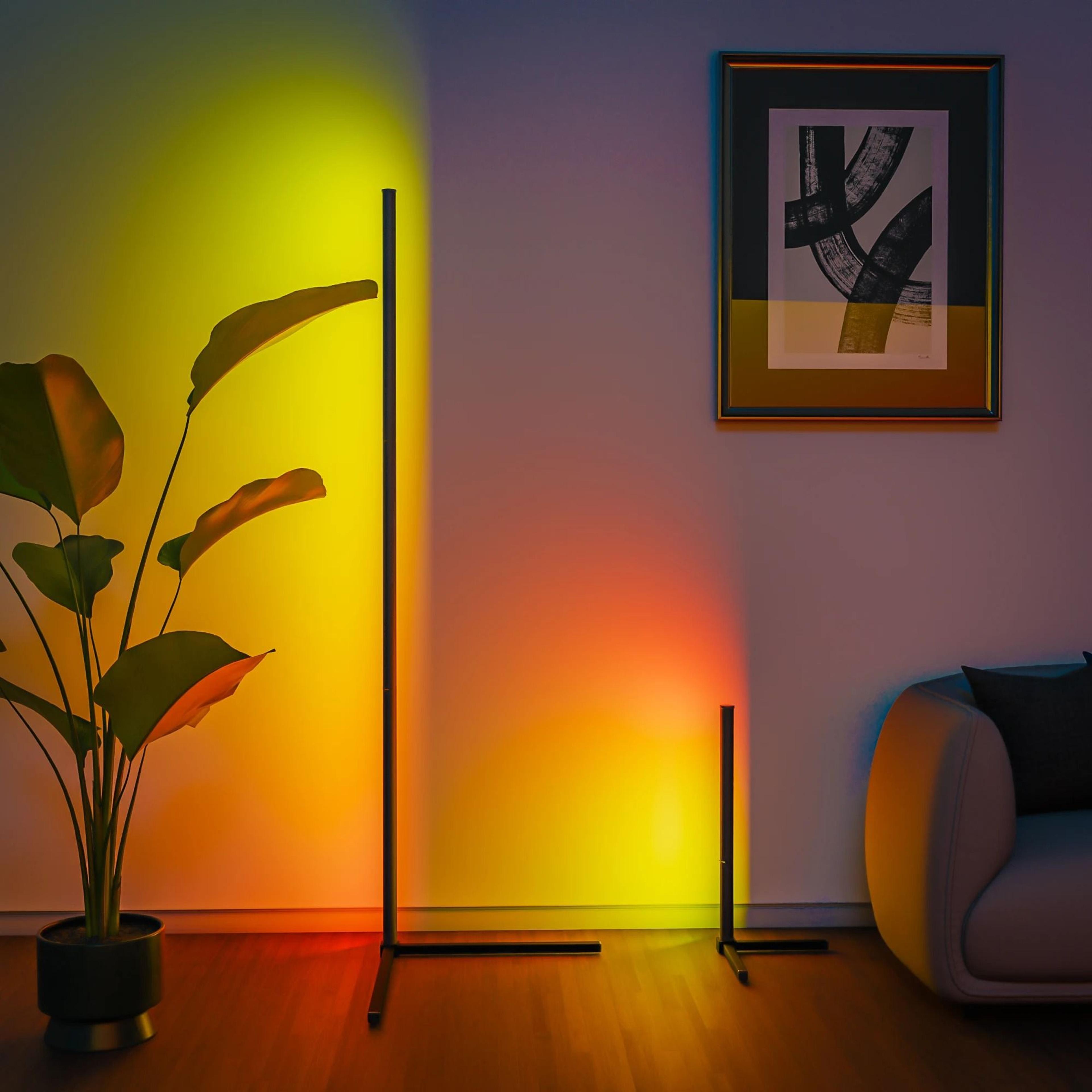 LumiSync Smart RGB Corner Floor Lamp 8