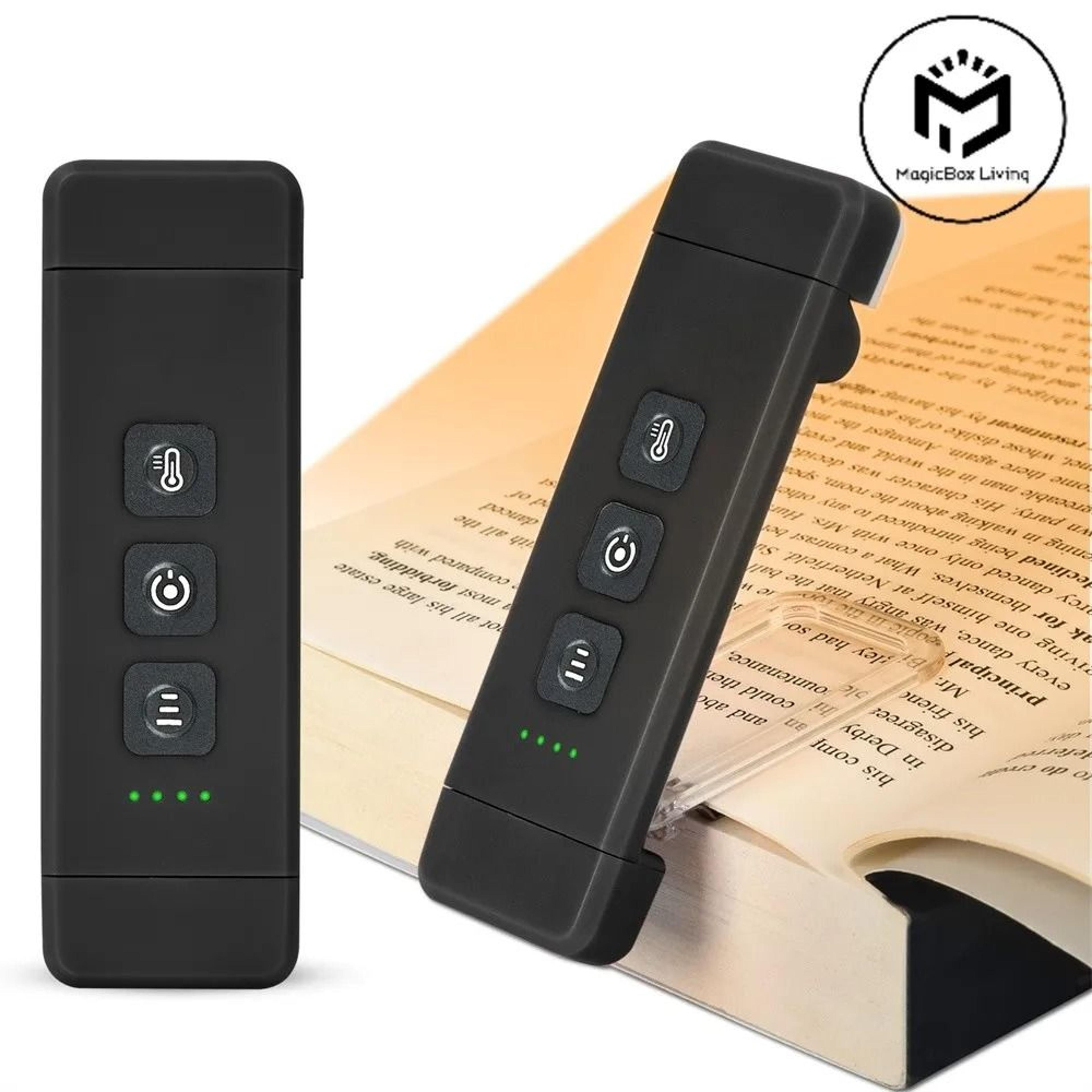 LumiRead Rechargeable Clip On Bookmark Light With Timer For Bedtime Reading 7