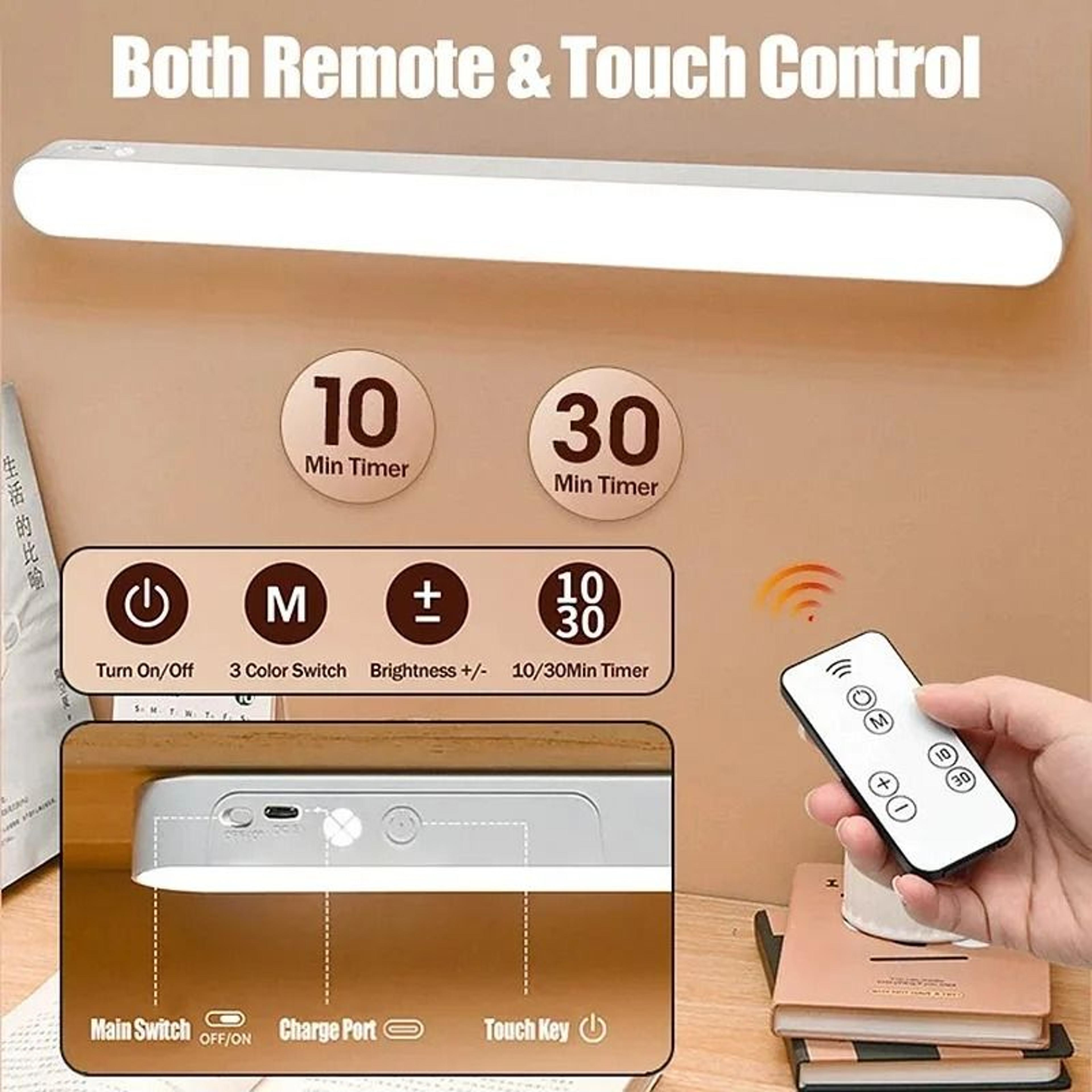 HOMEFISH Rechargeable Magnetic LED Light Bar For Bedside Cabinet Reading Lighting 1