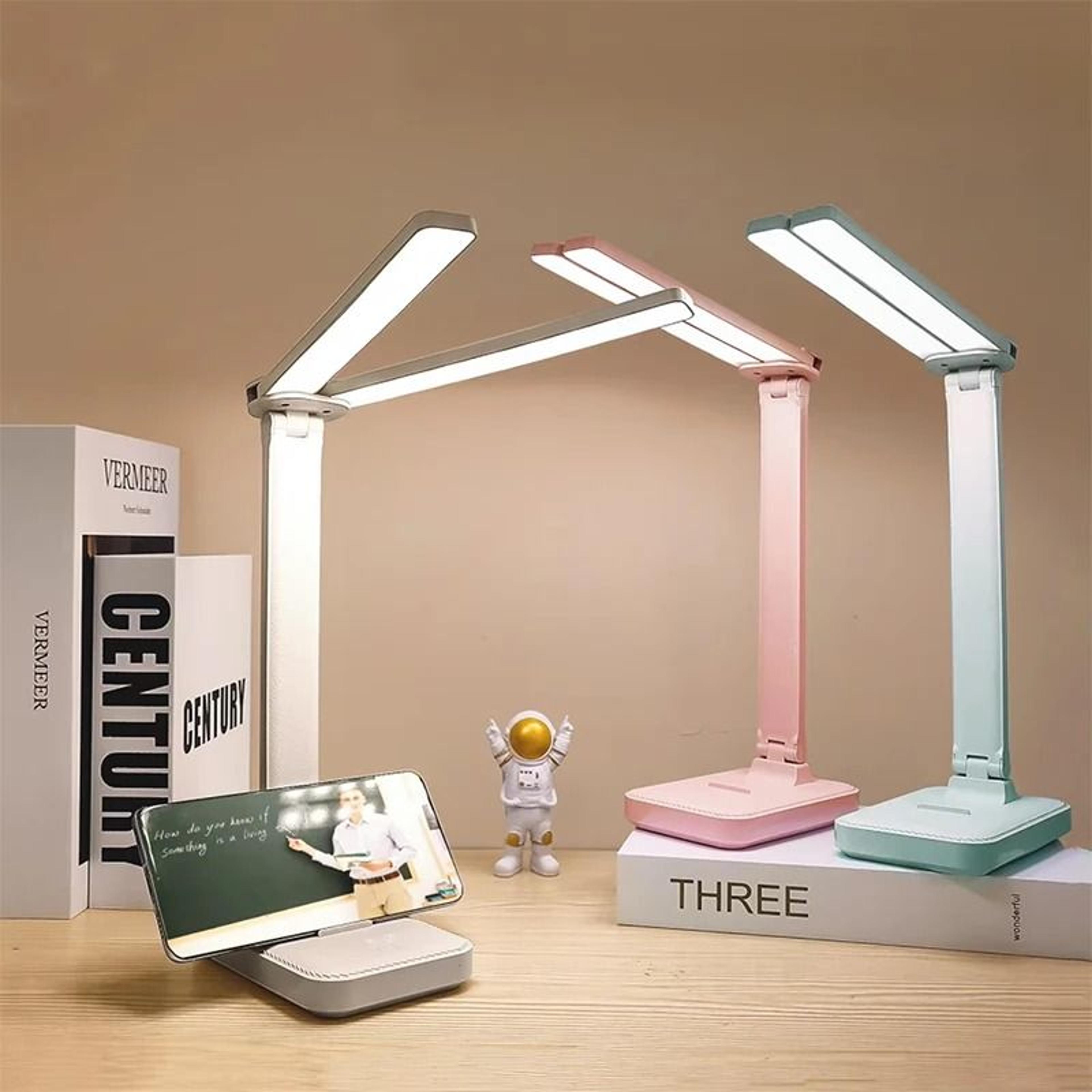 LumiFlex Rechargeable Foldable Touch LED Desk Lamp With Three Brightness Levels 14