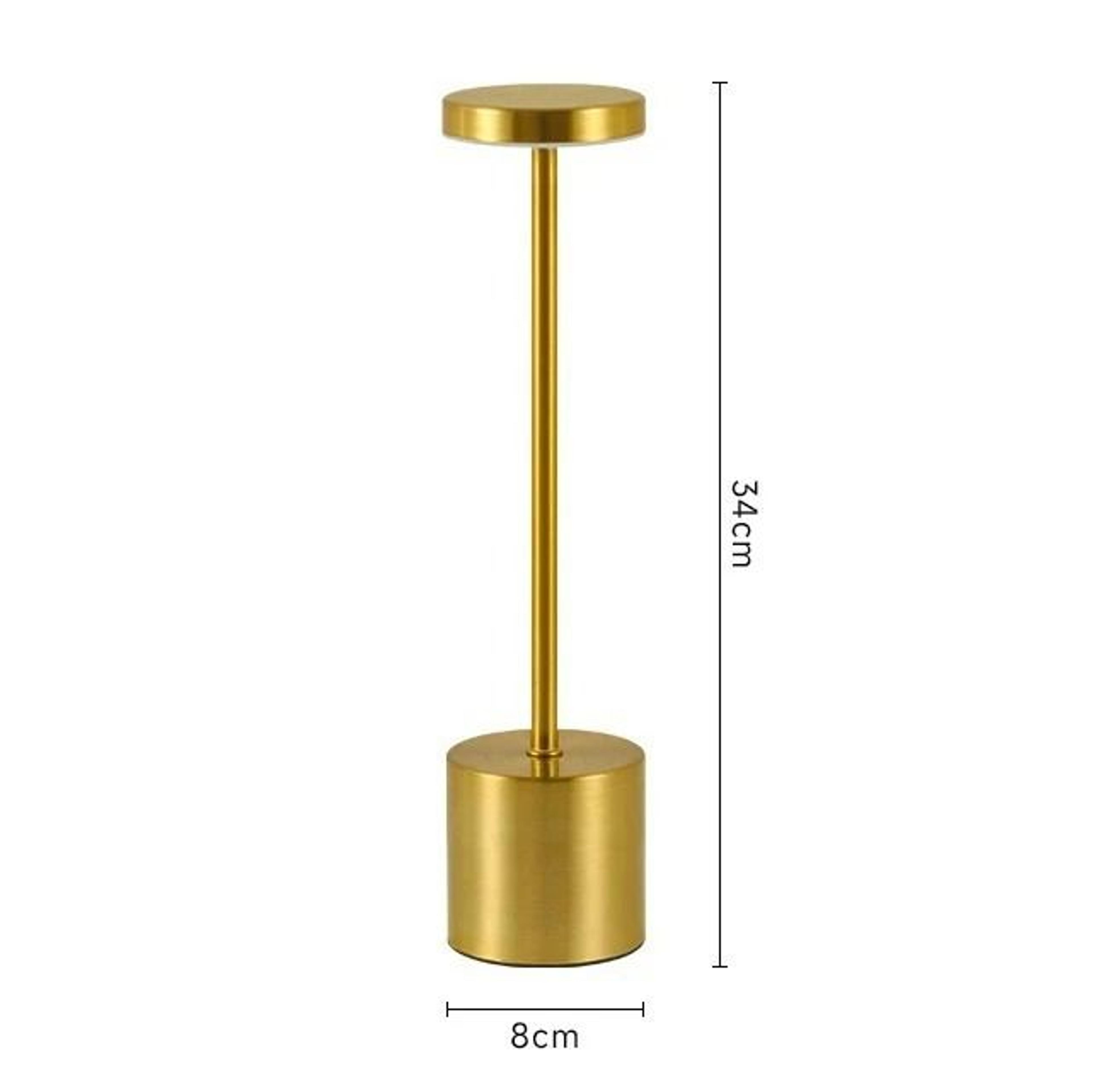 Nordic Rechargeable Cordless Table Lamp With Touch Adjustable Ambient Lighting Control 4