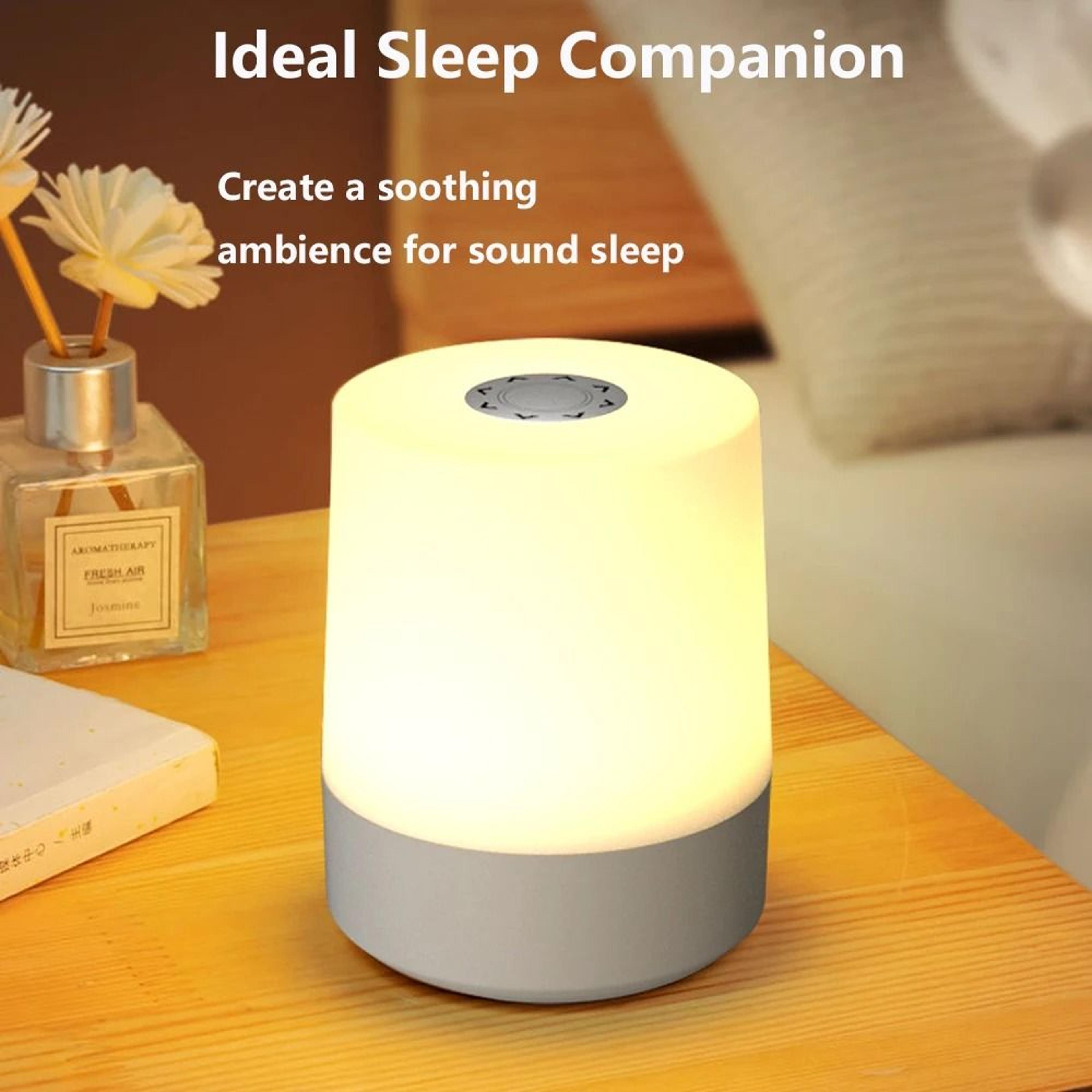 Rechargeable Touch Night Light With Remote Dimmable Three Color Bedside Glow 4