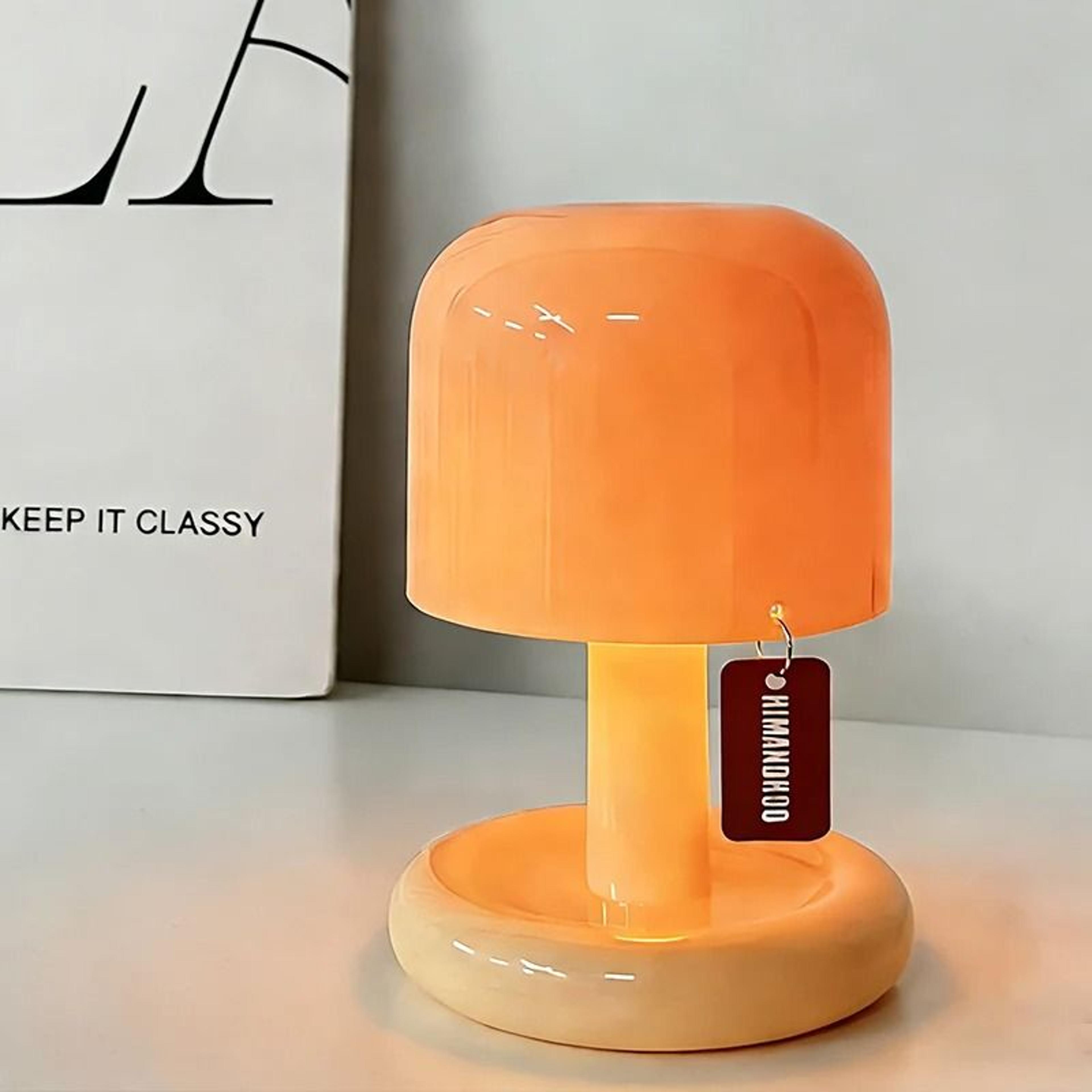 rechargeable sunset projection lamp for cozy bedroom mood and decor lighting