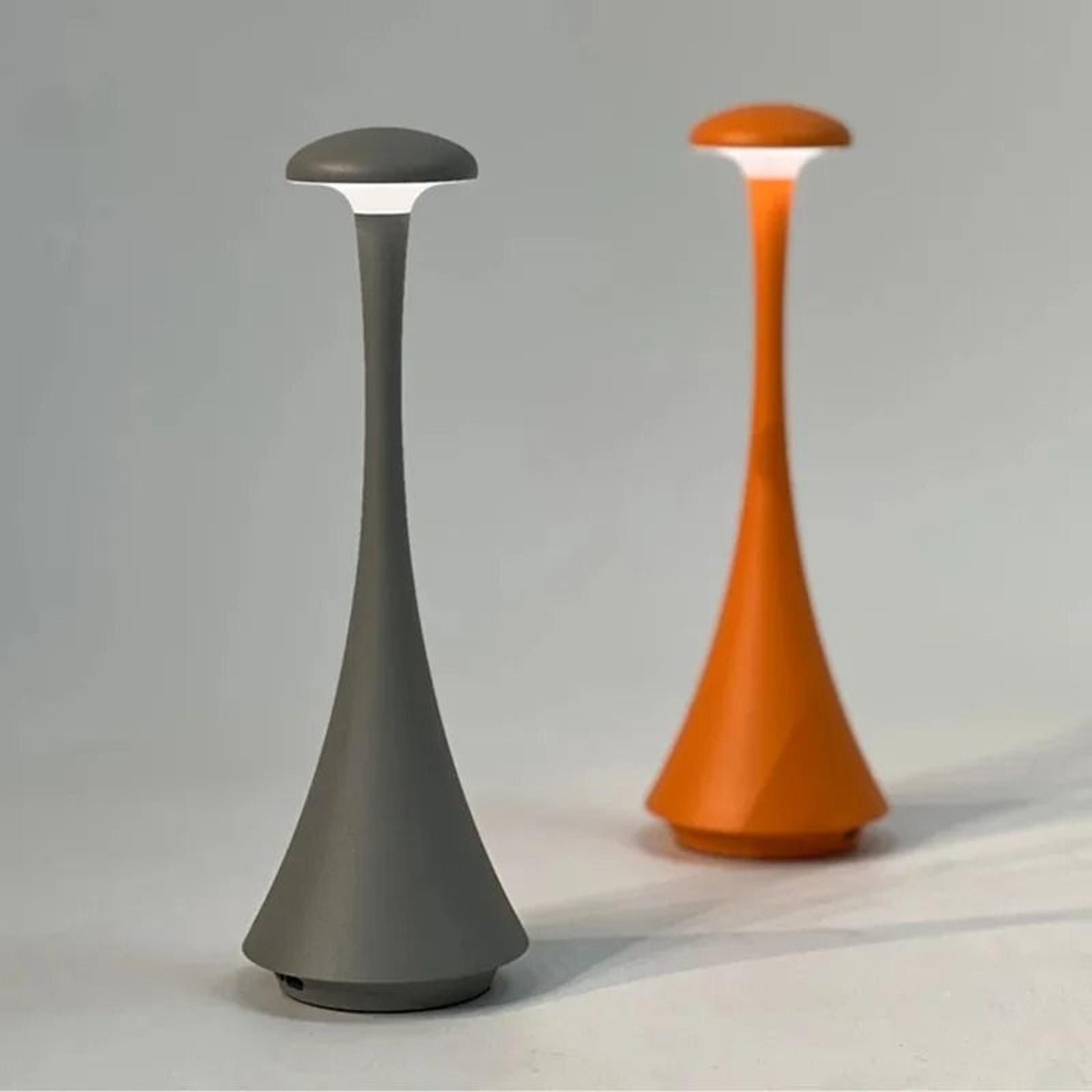 Rechargeable Mushroom Touch Table Lamp With Wireless USB C Ambient Lighting 6