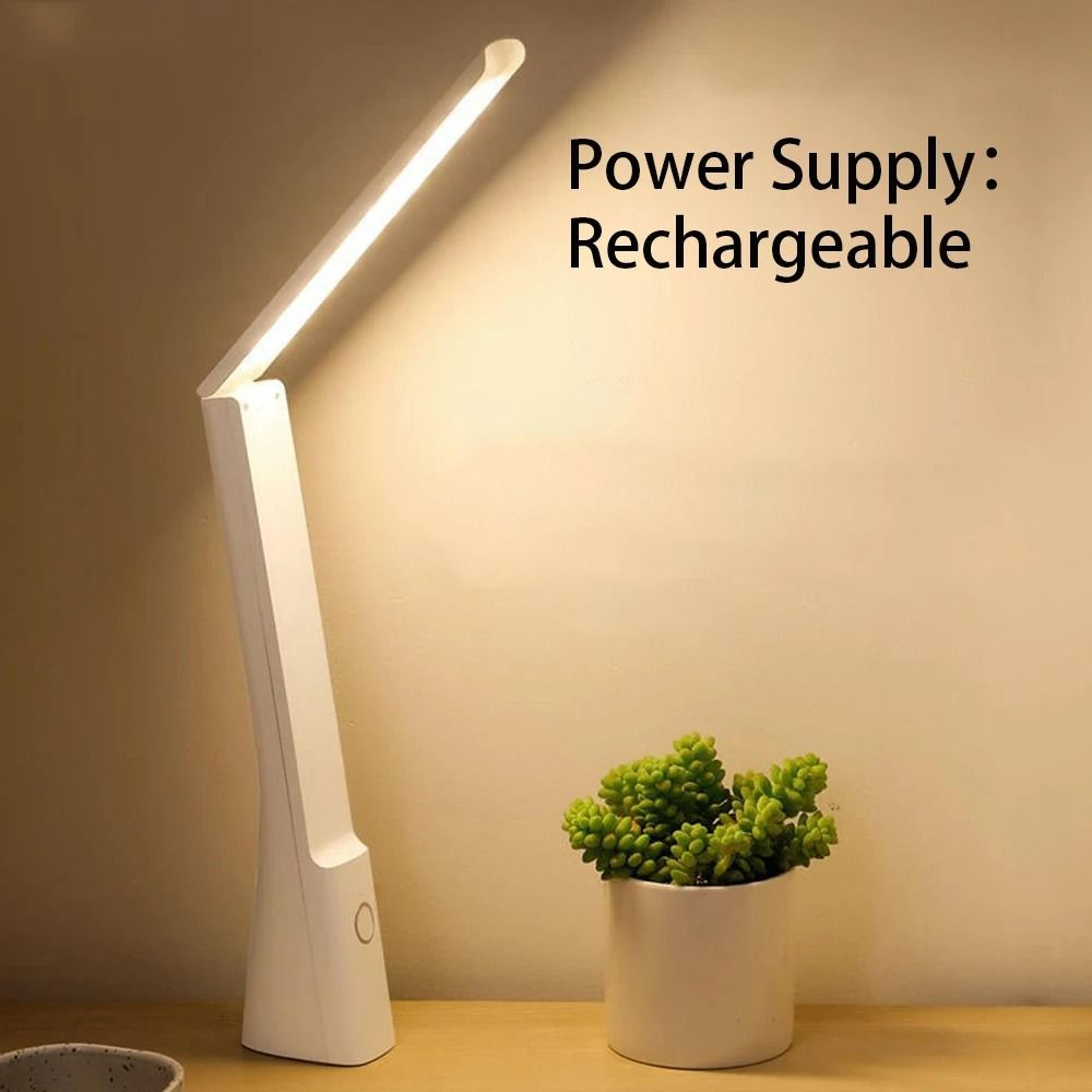 Rechargeable Foldable Touch Desk Lamp For Comfortable Reading And Study Lighting 0