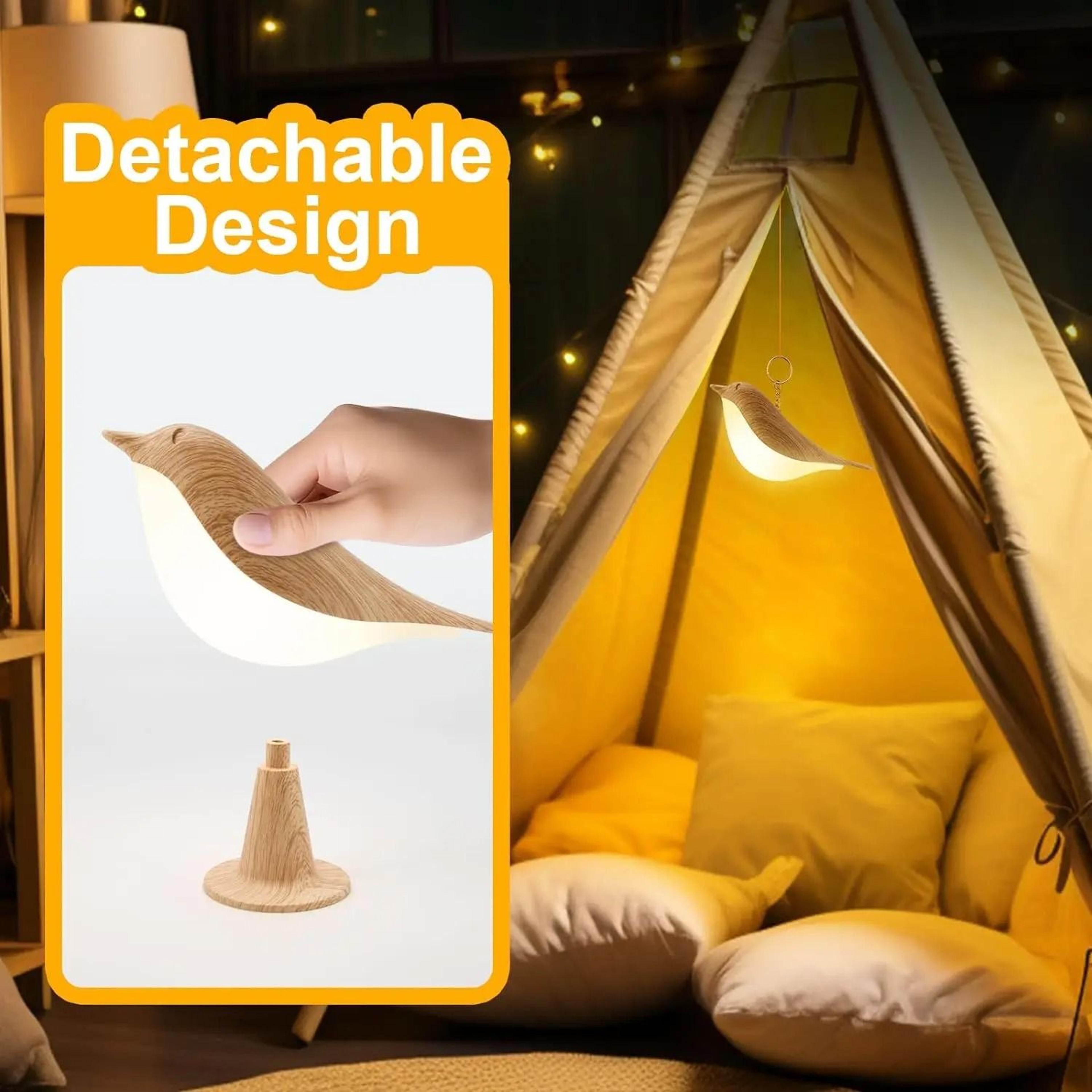 Rechargeable Bird Touch Table Lamp With Three Color Dimming For Bedrooms 7