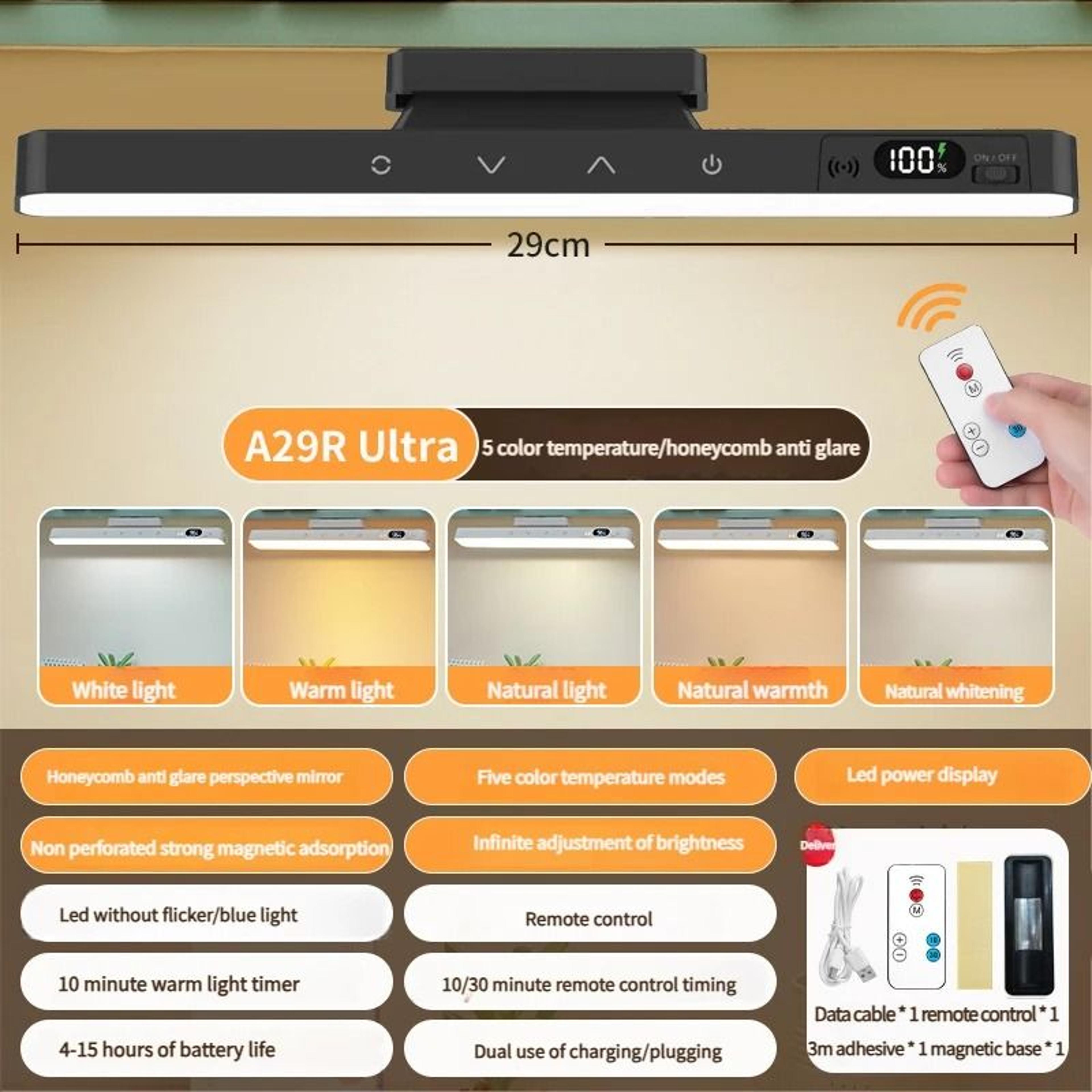 Rechargeable Adjustable Table Lamp For Closet Bedside Desk And Cabinet Lighting 3