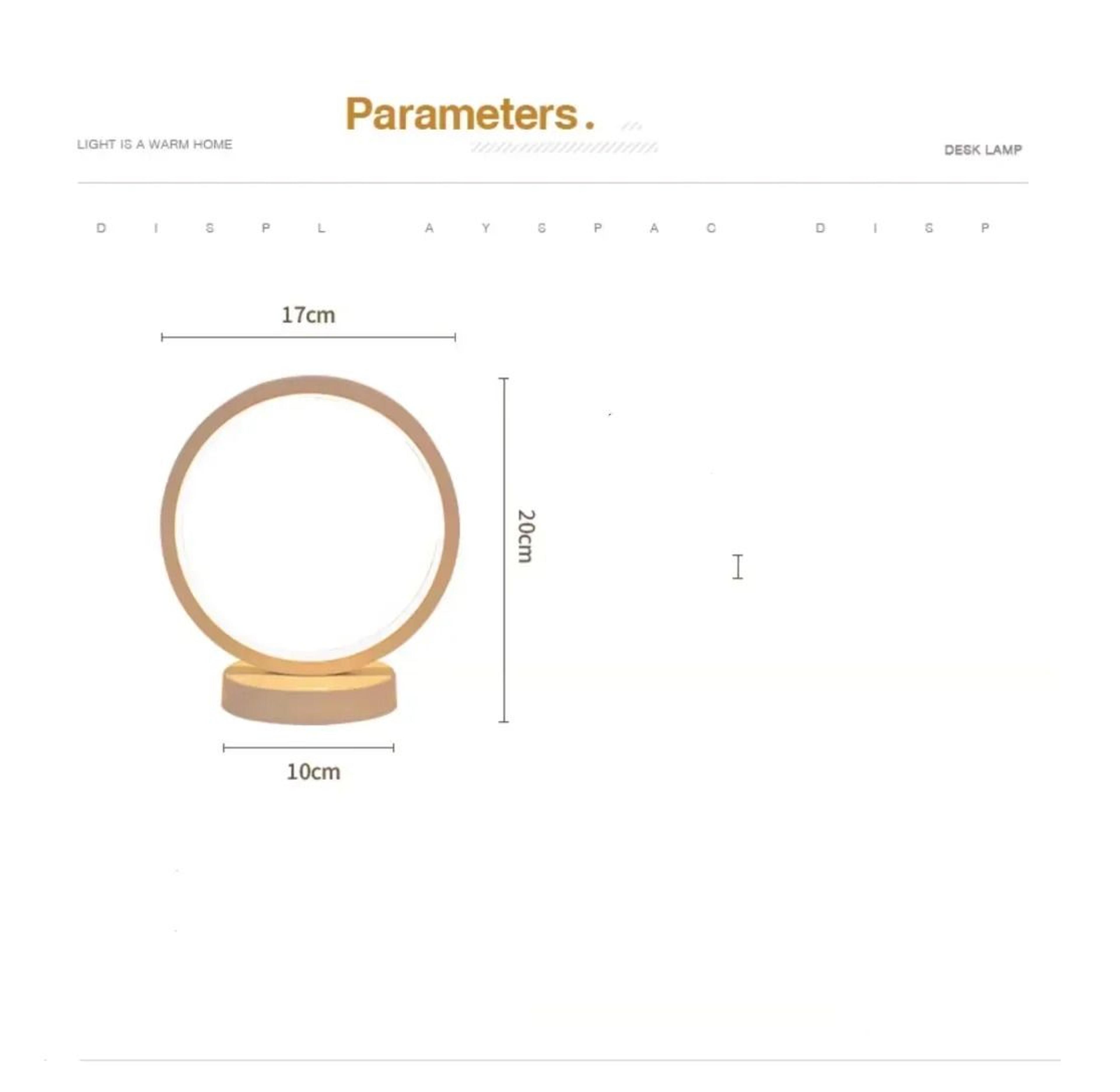 Modern Dimmable LED Ring Table Lamp Creates Soft Elegant Ambiance Anywhere 7