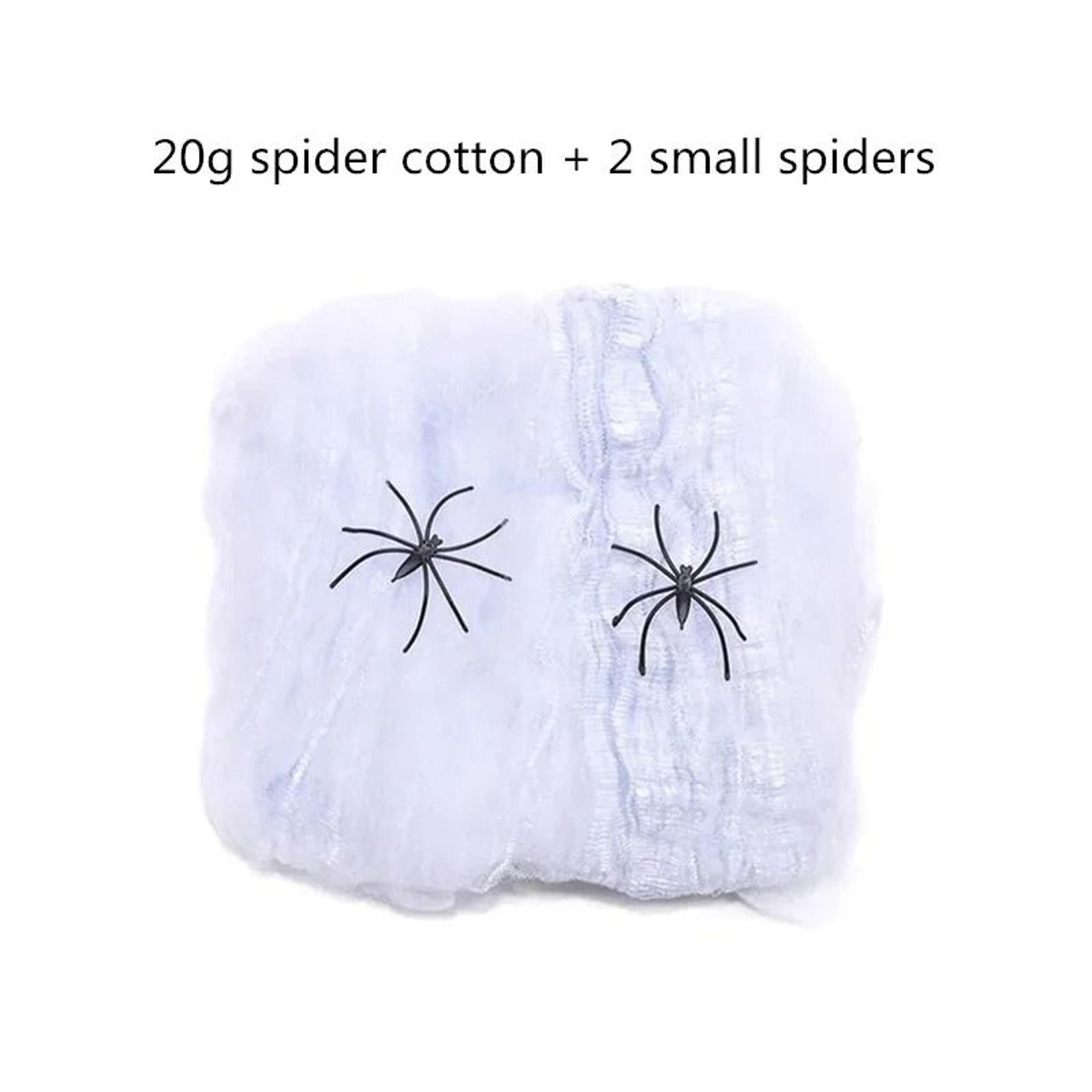 Realistic White Cobweb Halloween Party Decor 8