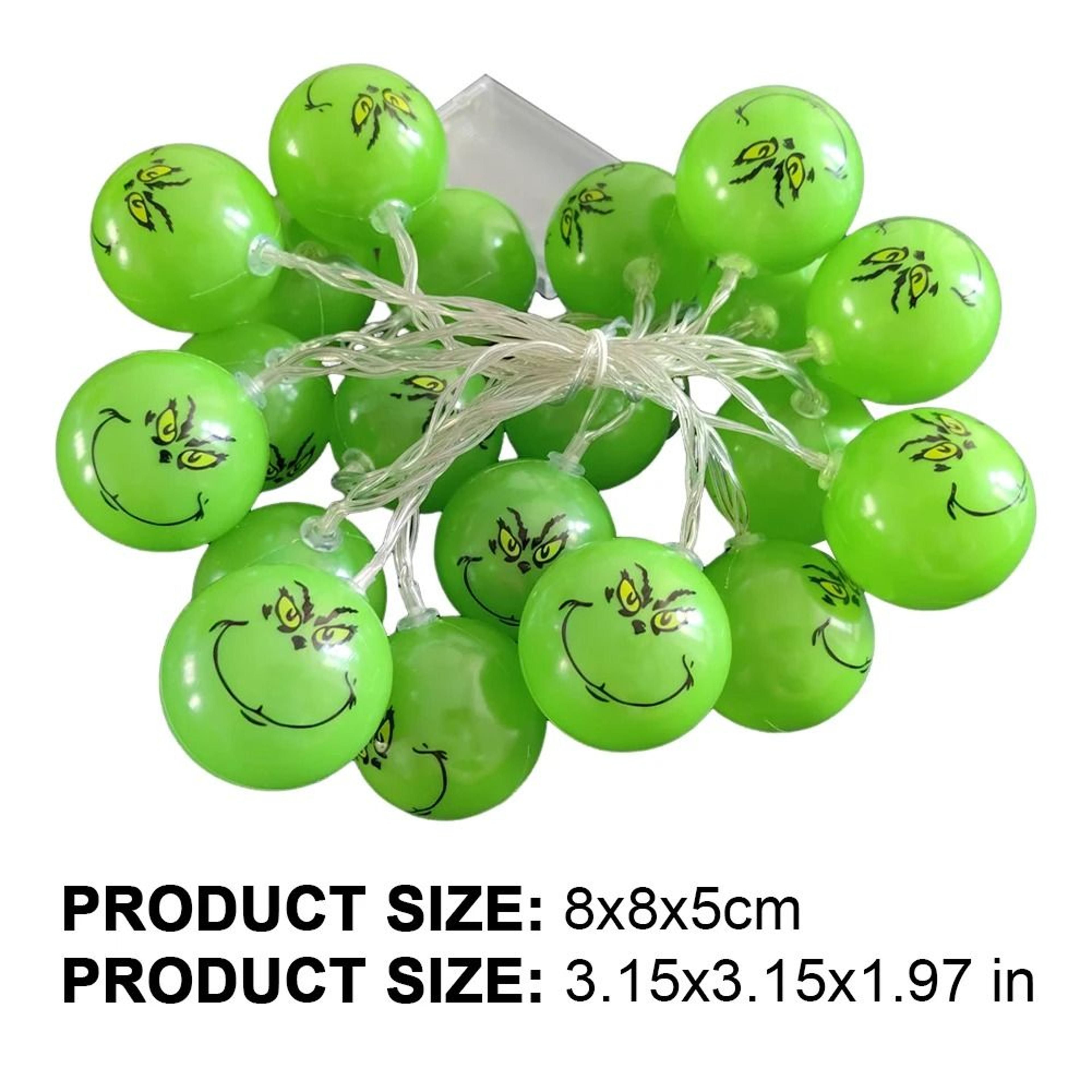 Funny Green Ball Halloween String Lights 2
