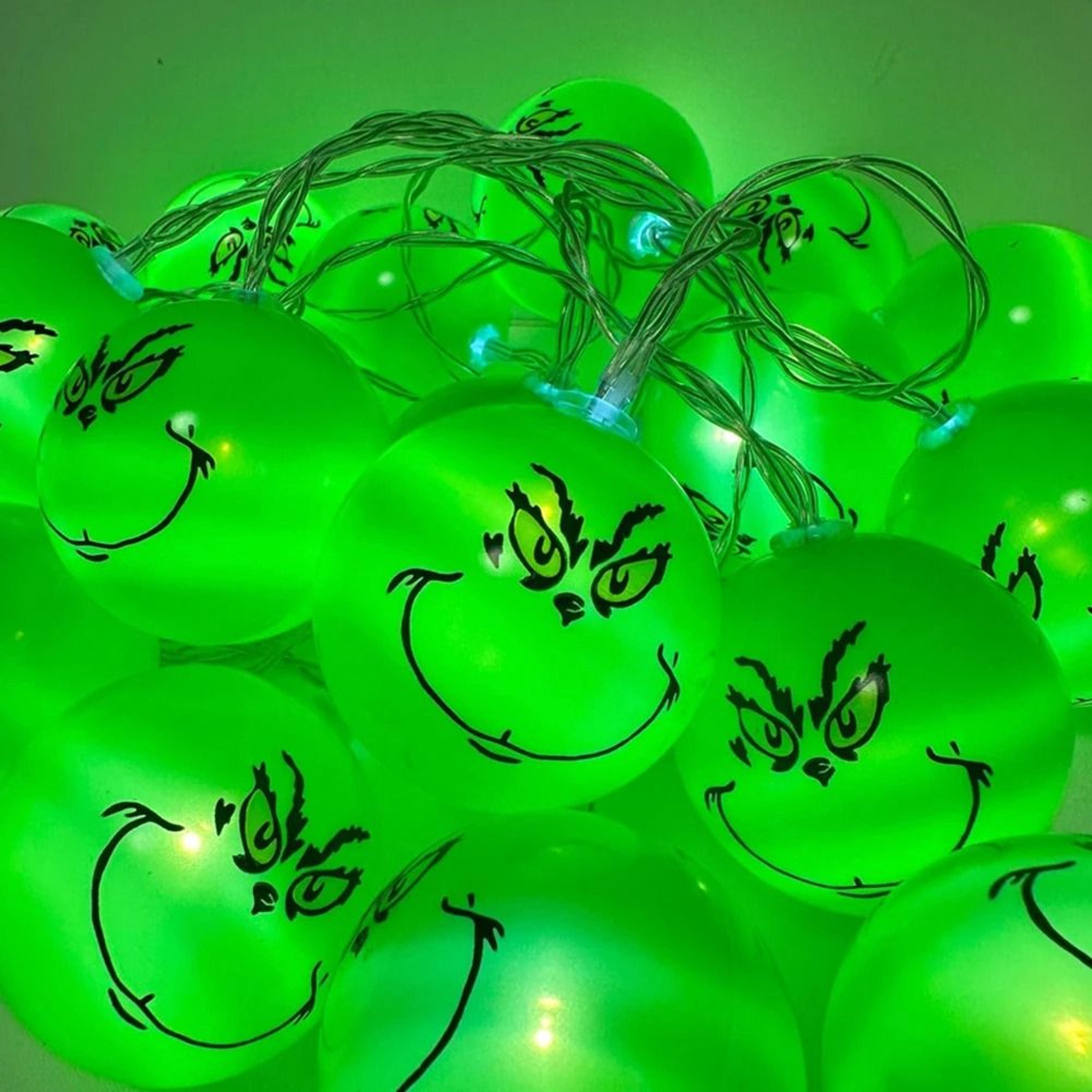 Funny Green Ball Halloween String Lights 1