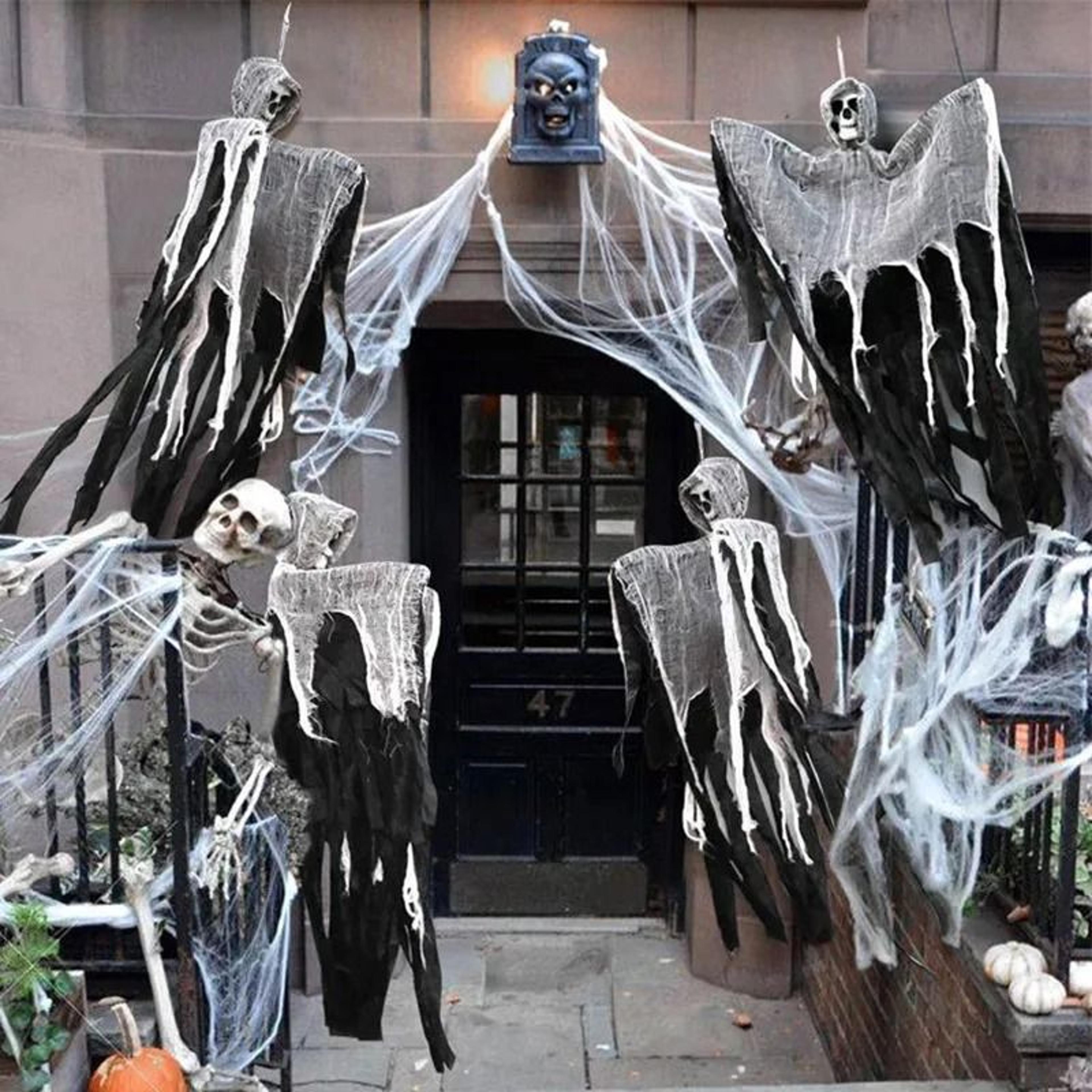 Hanging Skull Ghost Halloween Decoration 4