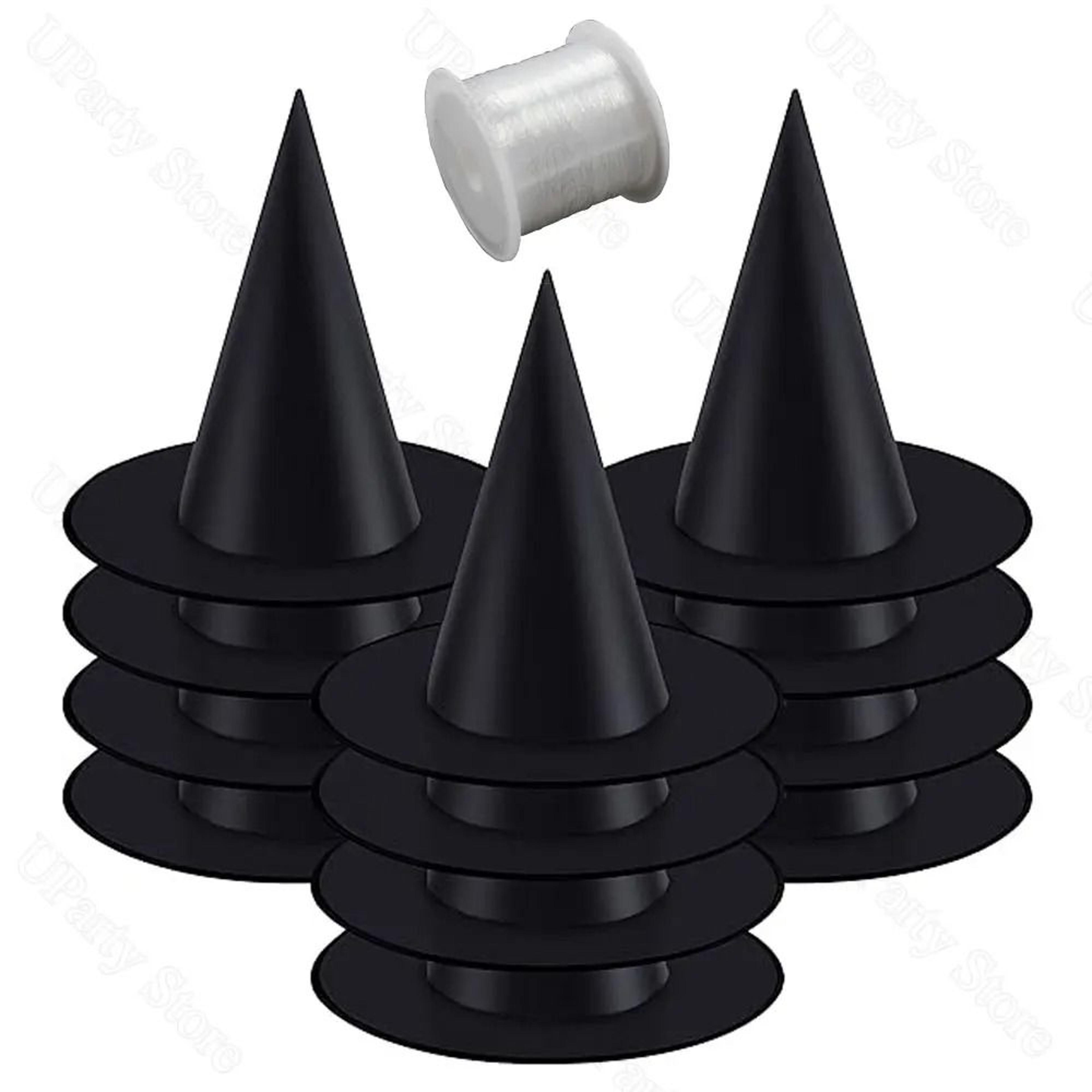 Floating Black Witch Hat Halloween Decorations 6