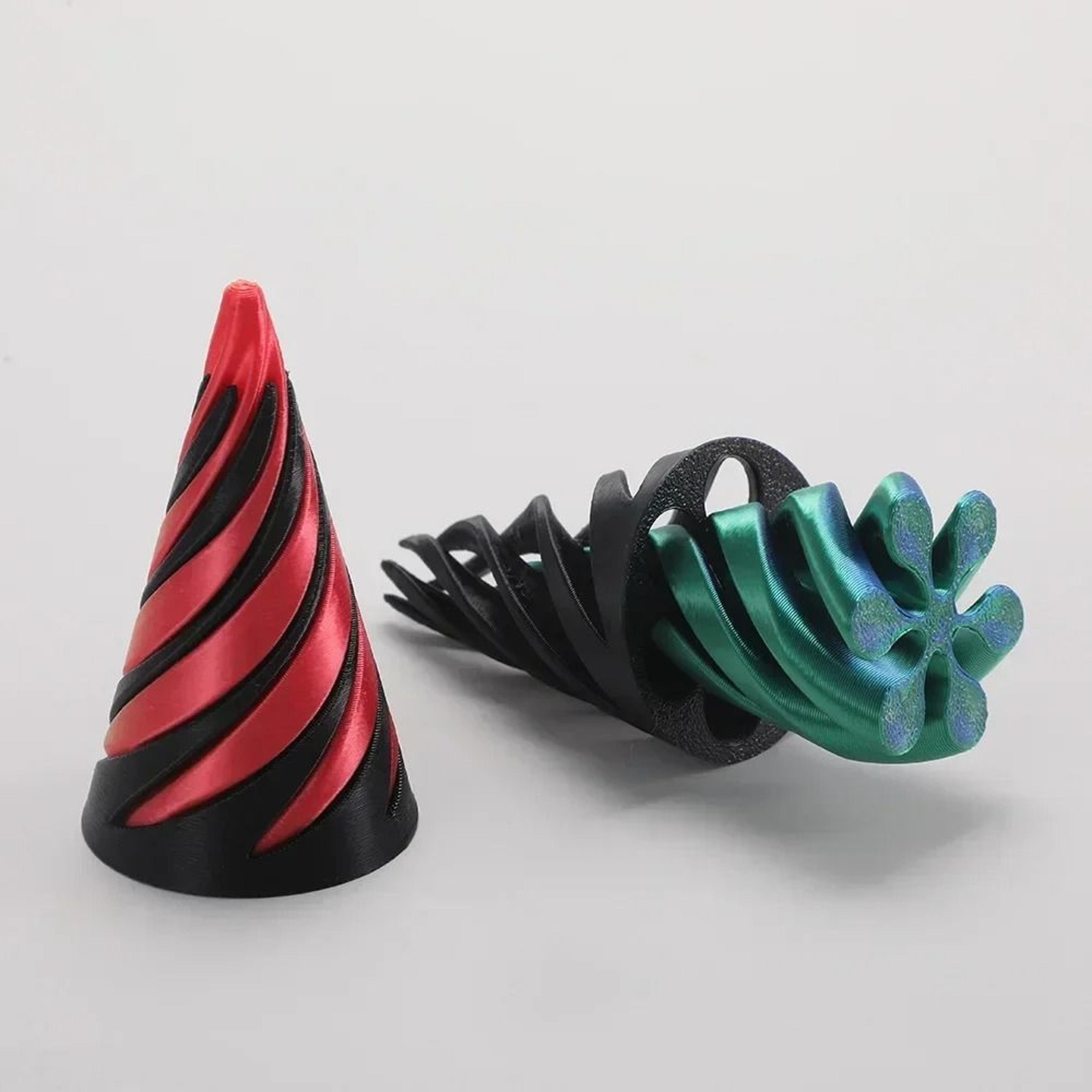 Mesmerizing 3D Printed Helix Screw Rotating Fidget Toy For Stress Relief Desk Decor 3