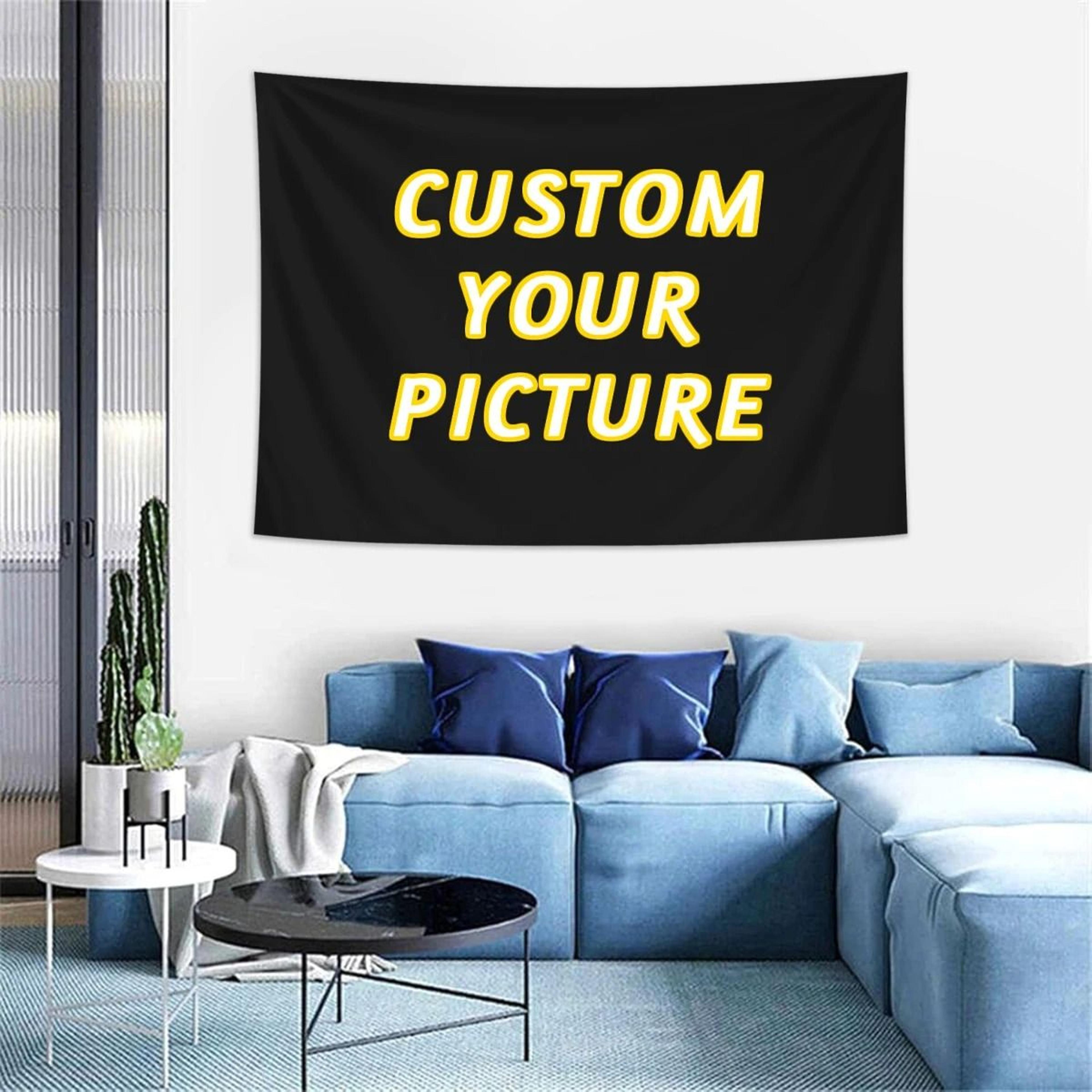 Personalized Custom Tapestry Banner With Photo Logo Text For Events And Home Decor 2