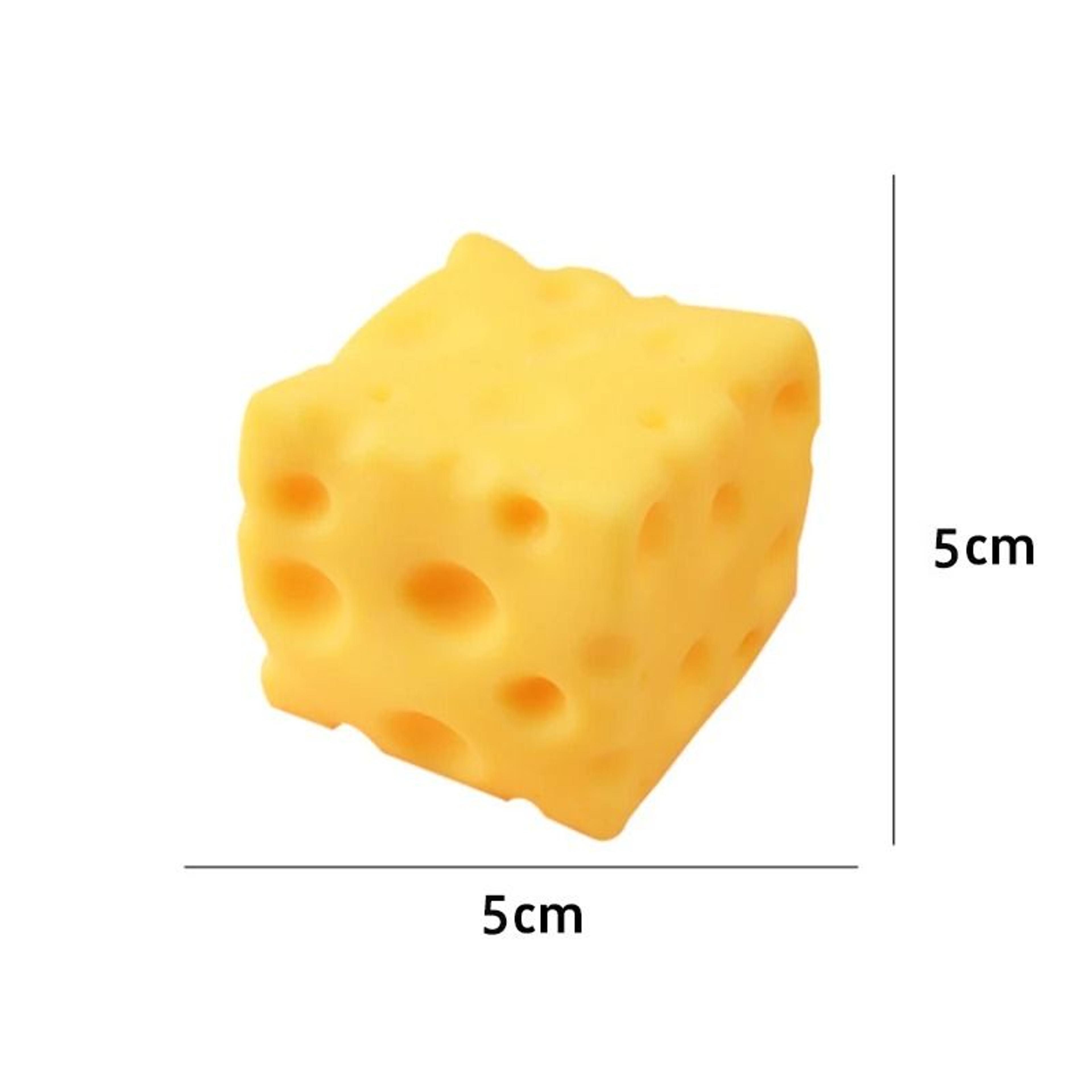 Realistic Cheese Cube Slow Rising Squishy Fidget Toy For Adults Teens And Gifts 4