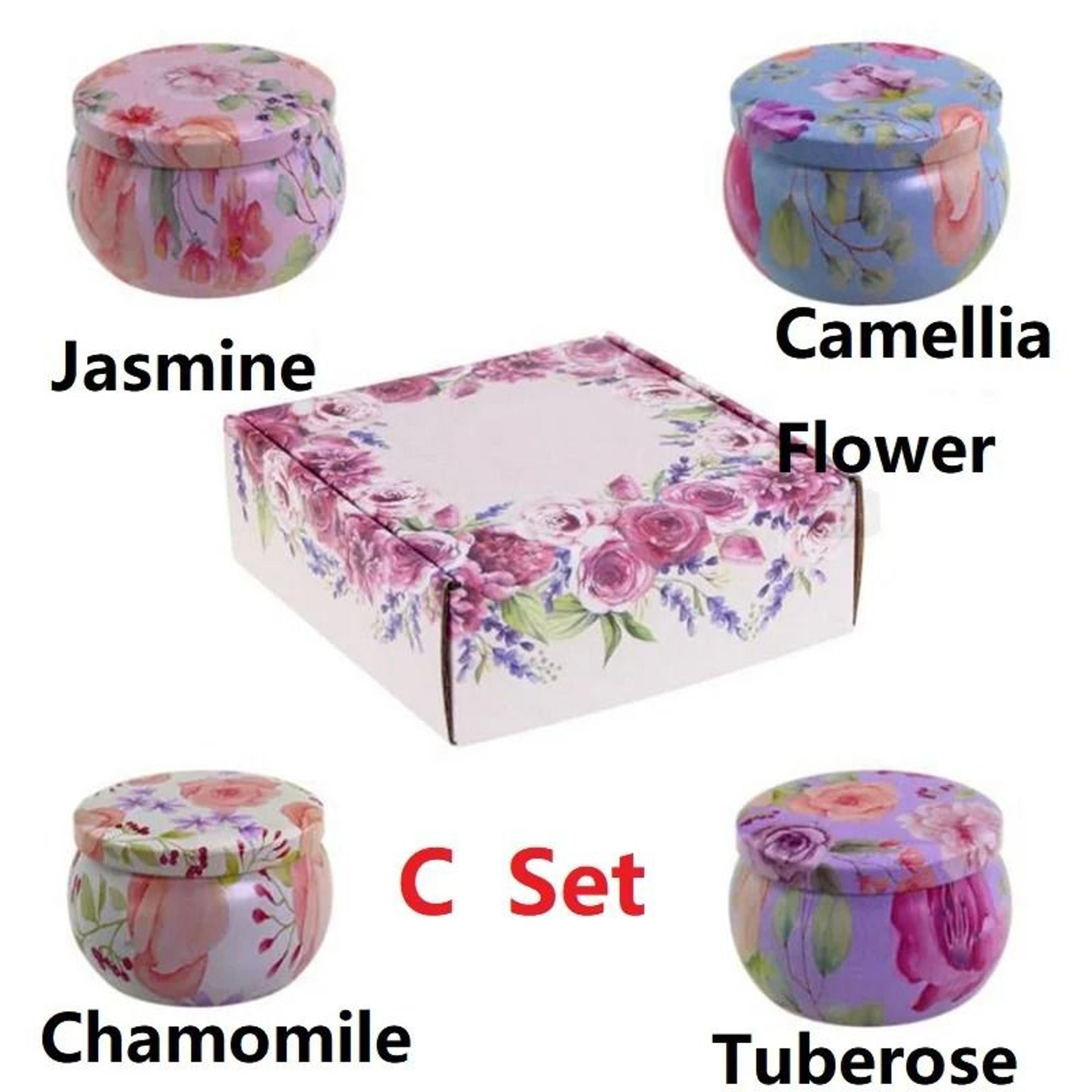 Vintage Floral Soy Wax Candle Jars For Cozy Homes And Gifts 21
